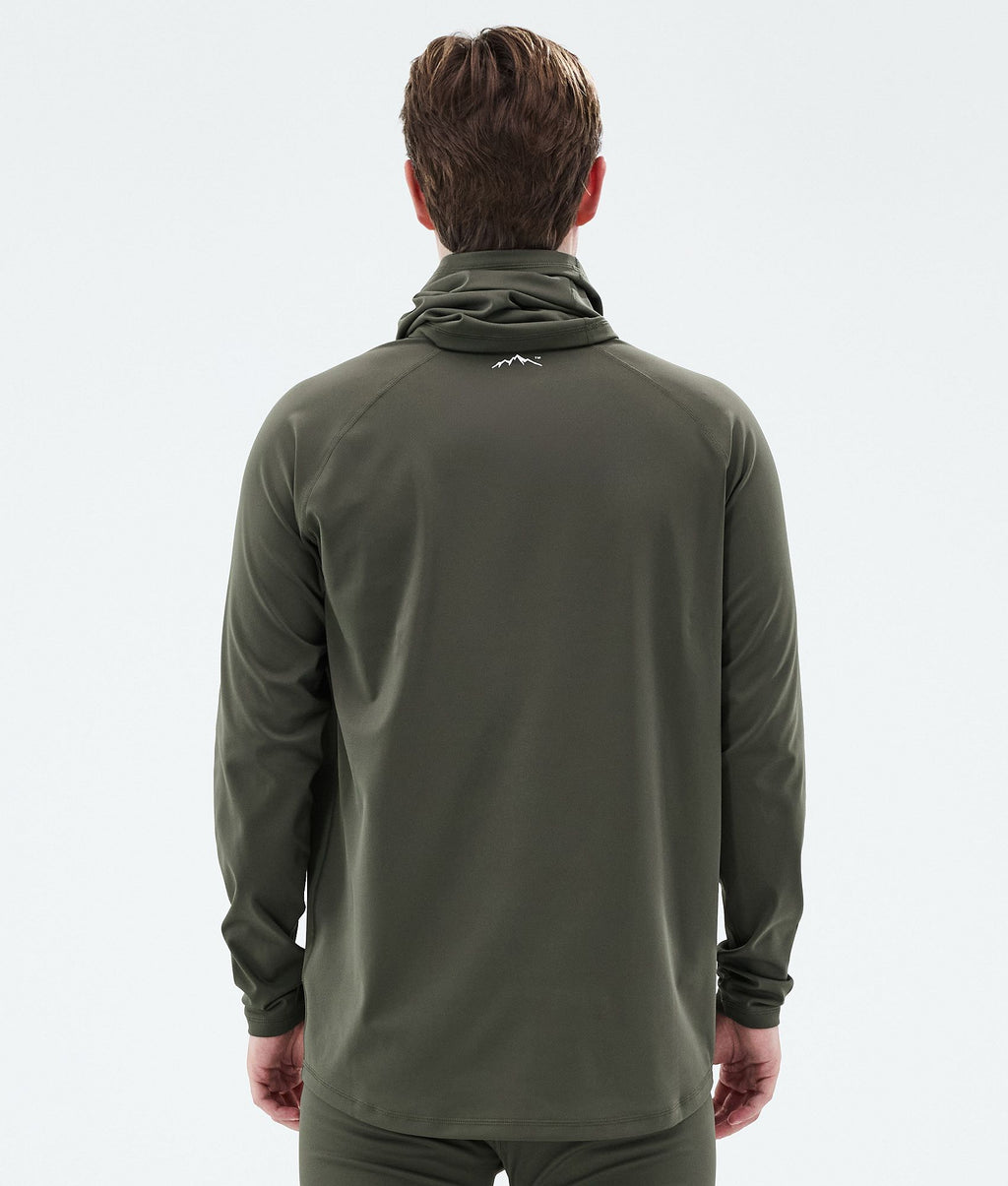 Base Layer Top For Men 2X-Up Olive Green