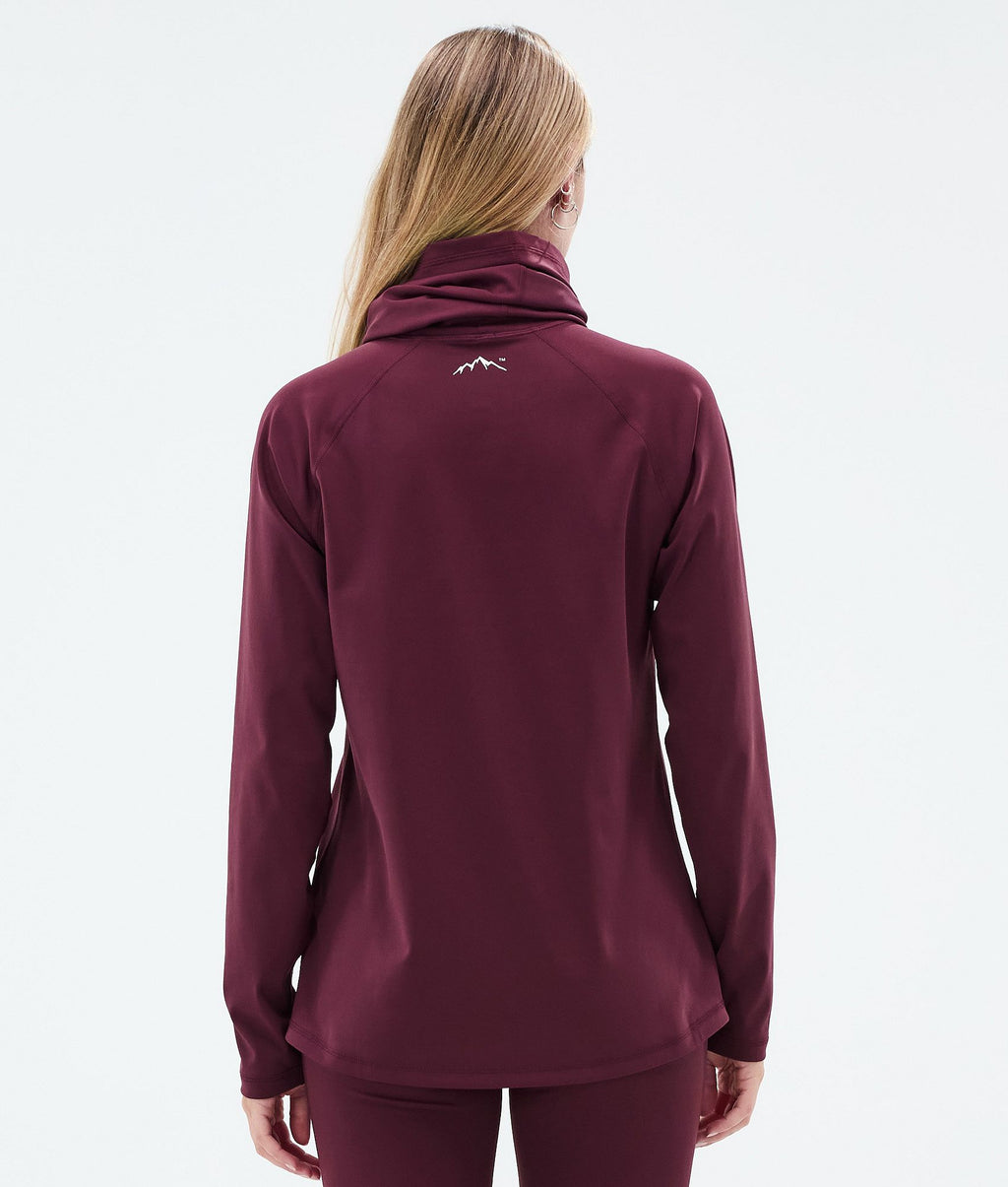 Base Layer Top For Women 2X-Up Burgundy