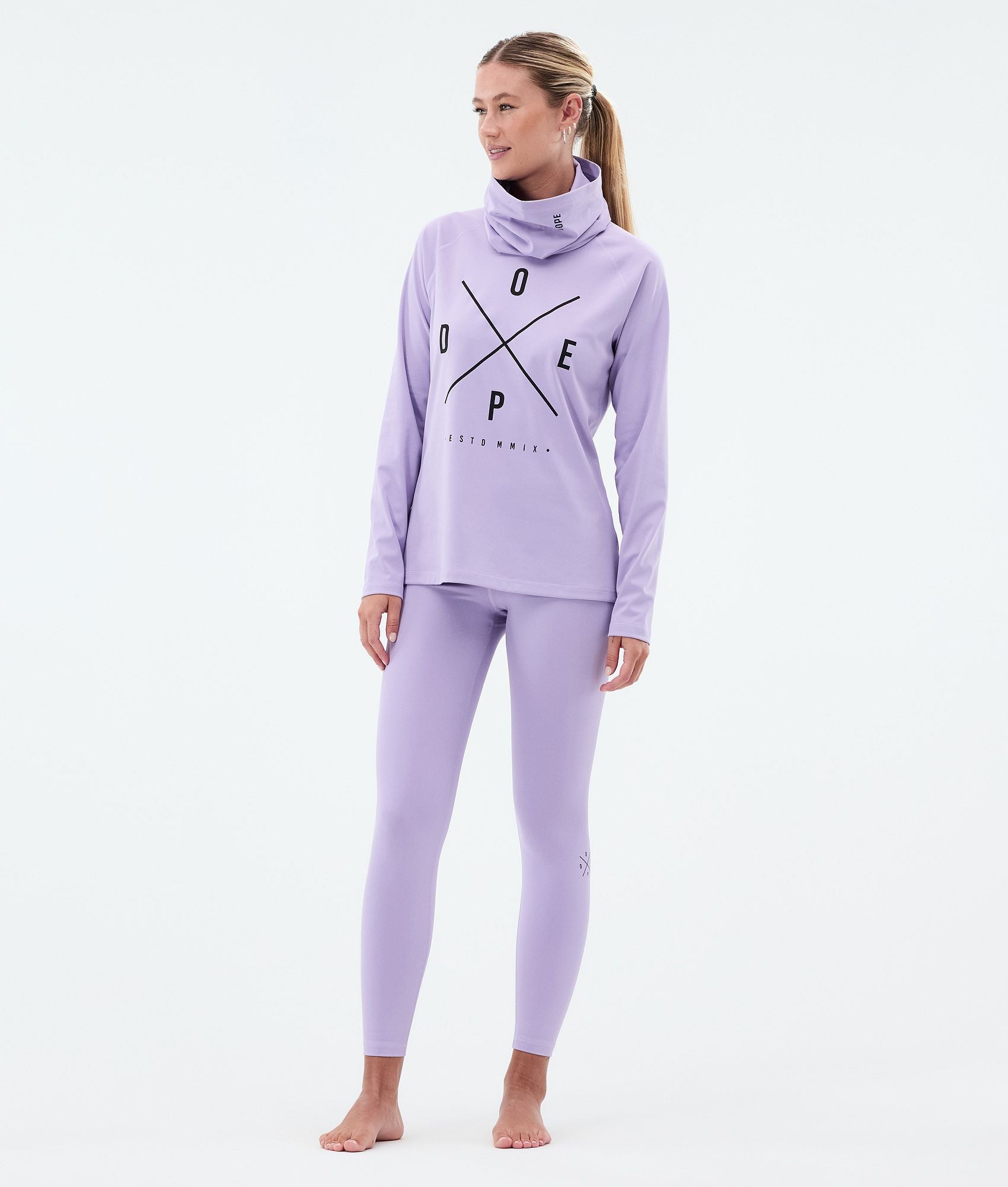 Base Layer Top For Women 2X-Up Faded Violet