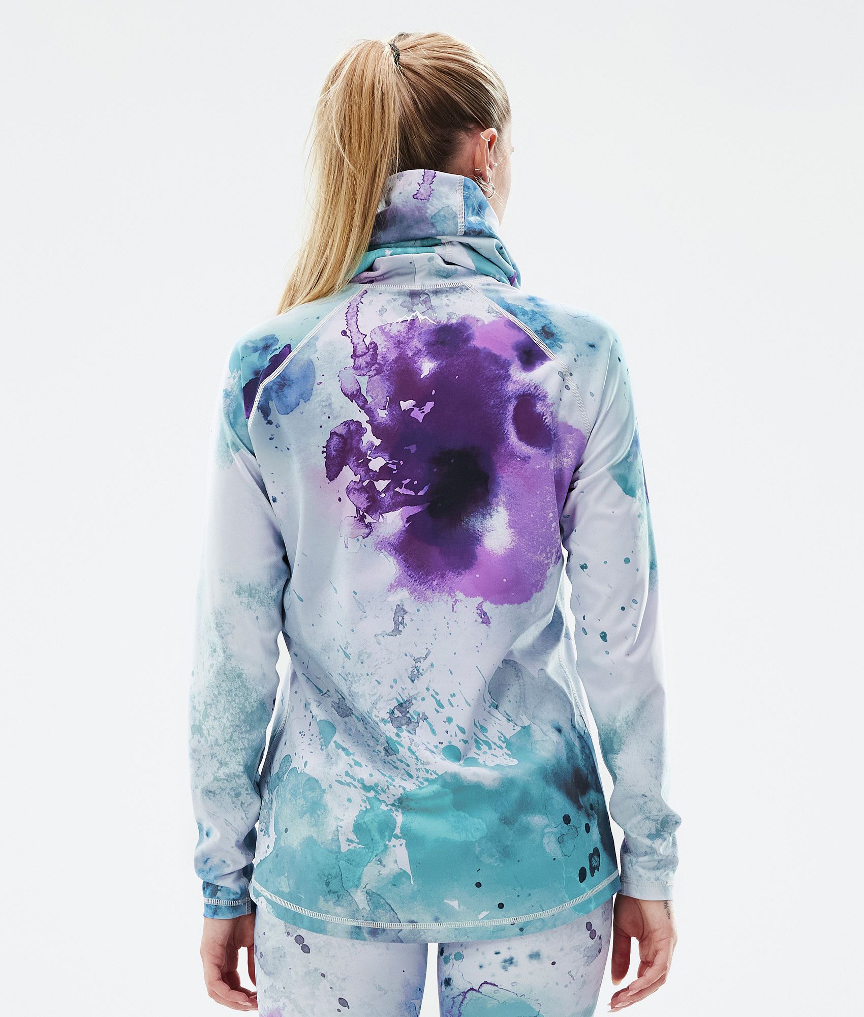 Base Layer Top For Women 2X-Up Spray Green Grape