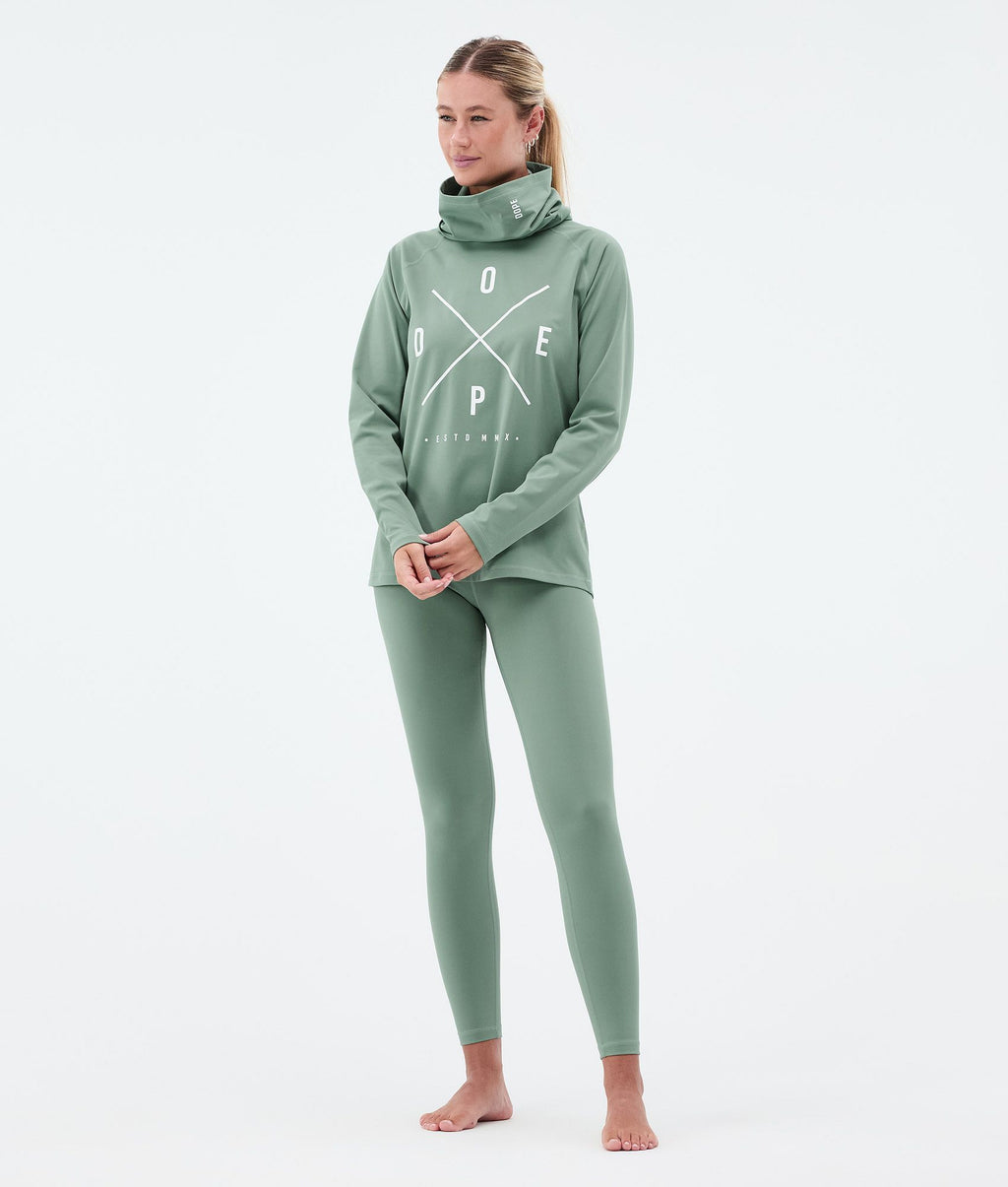 Base Layer Pant For Women 2X-Up Faded Green