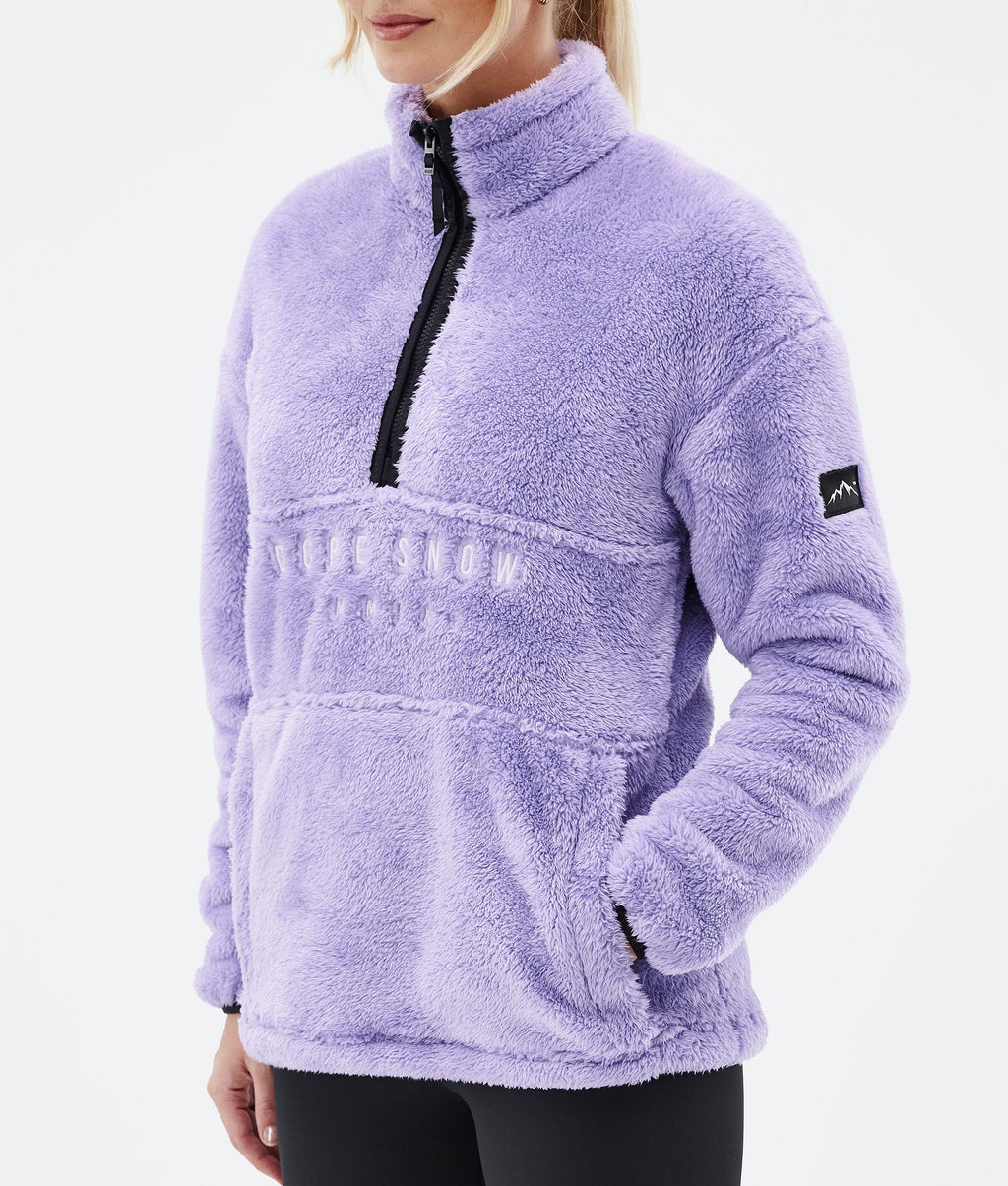 Fleece Sweater For Women Faded Violet