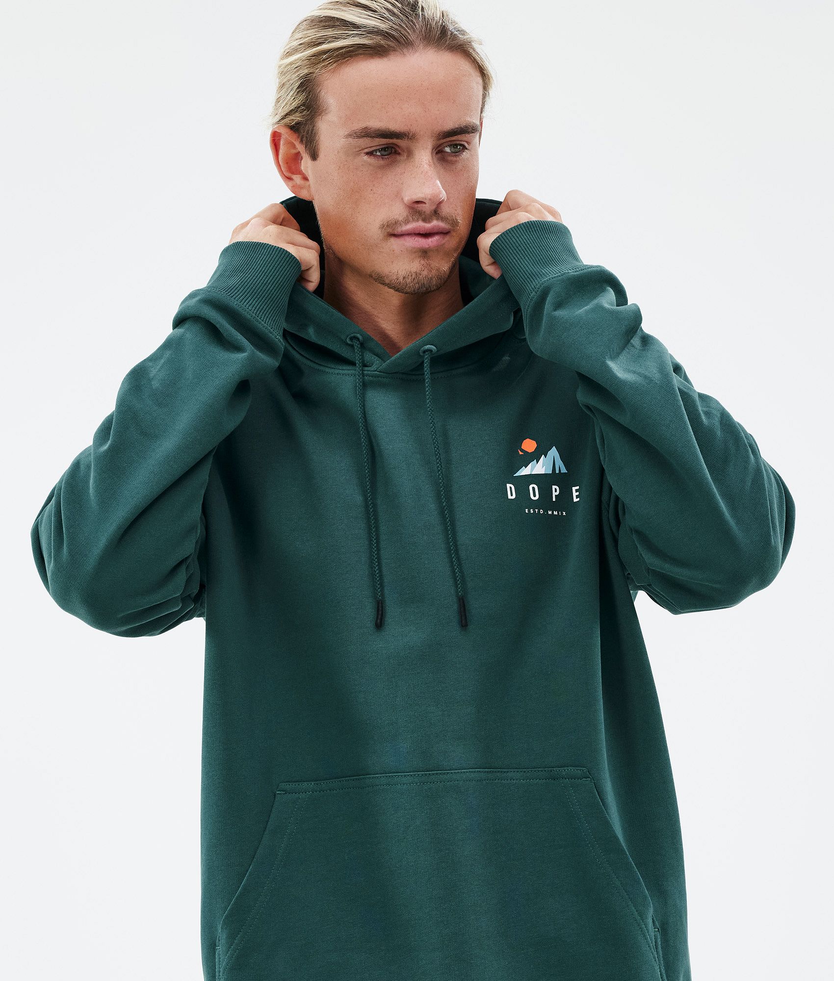 Hoodie For Men Ice Bottle Green