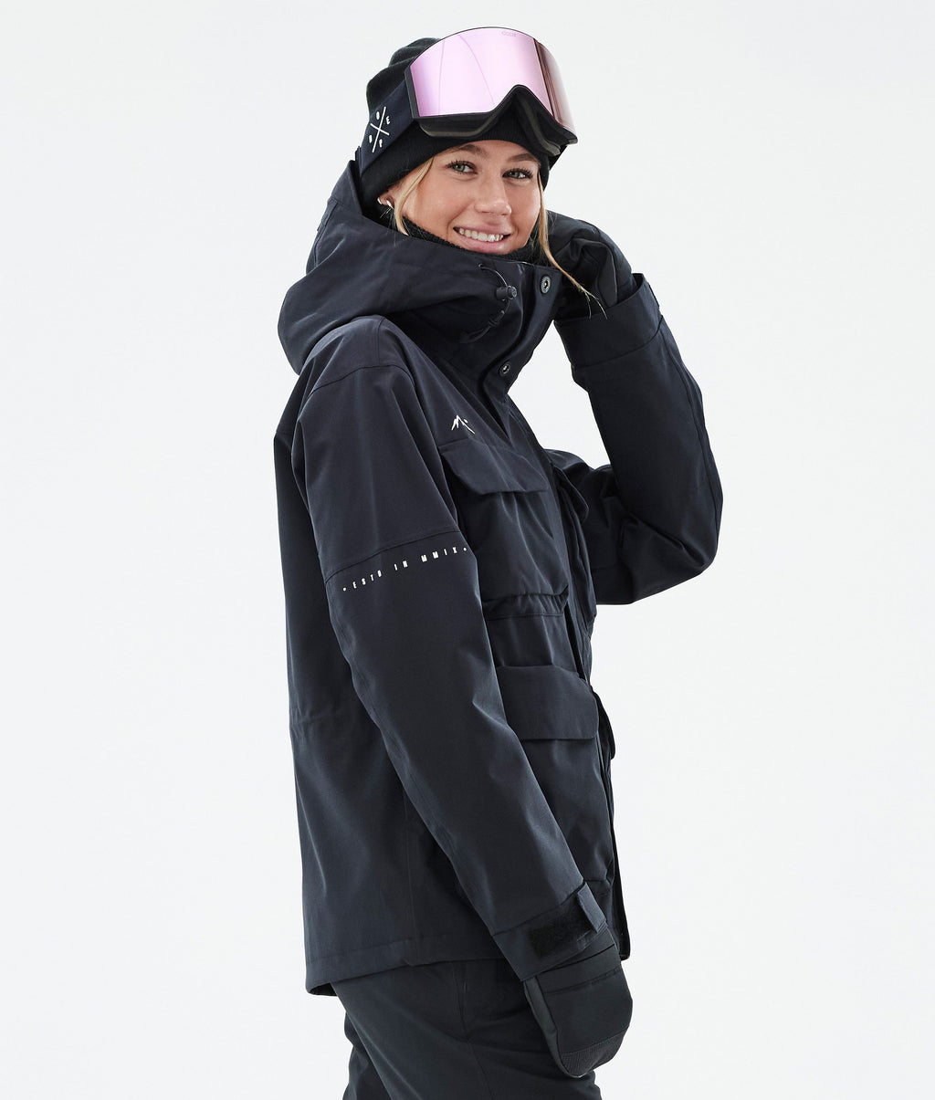 Snowboard Jacket For Women Black