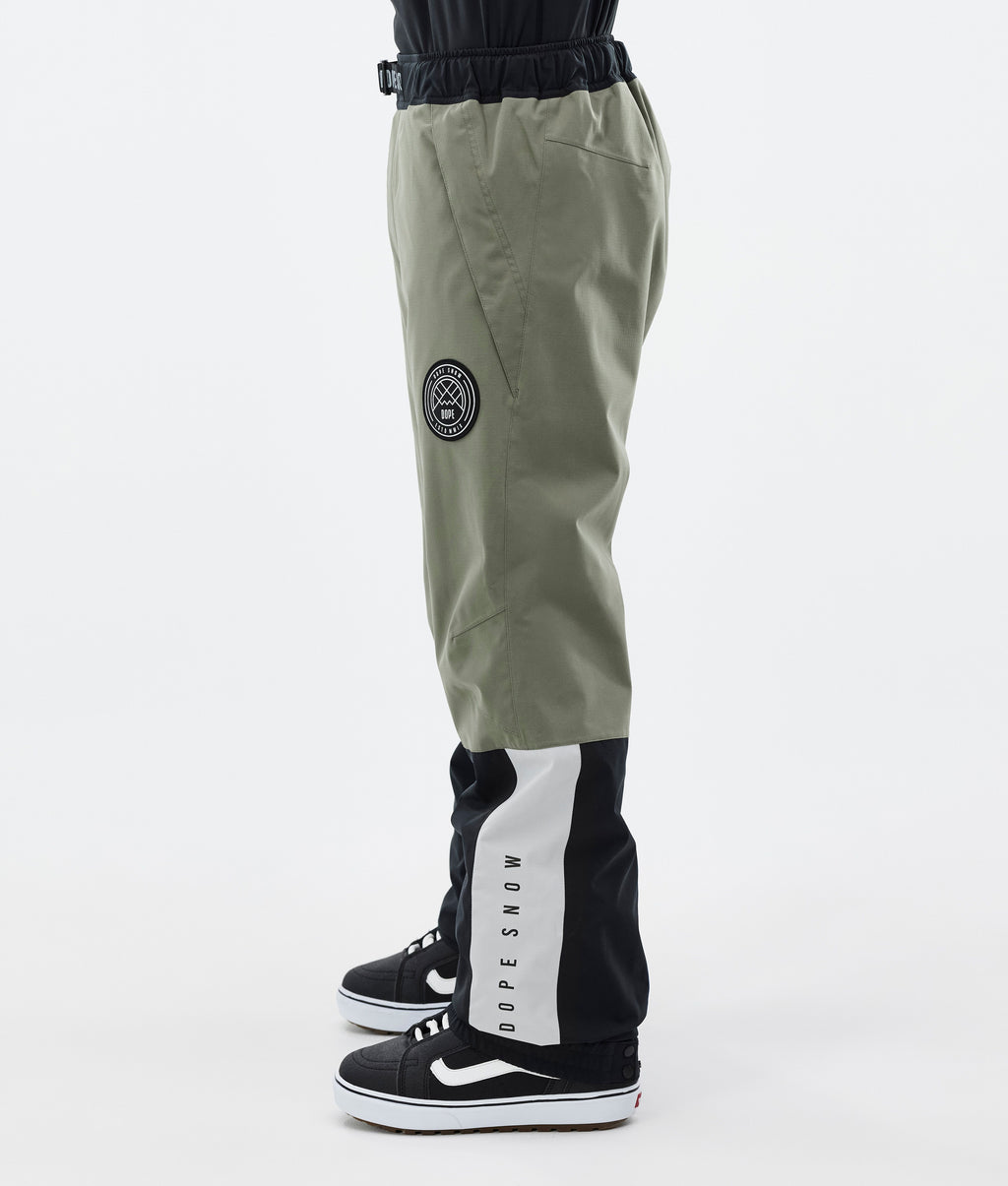 Snowboard Pants For Men Greenish/Light Grey/Black/Blue Steel