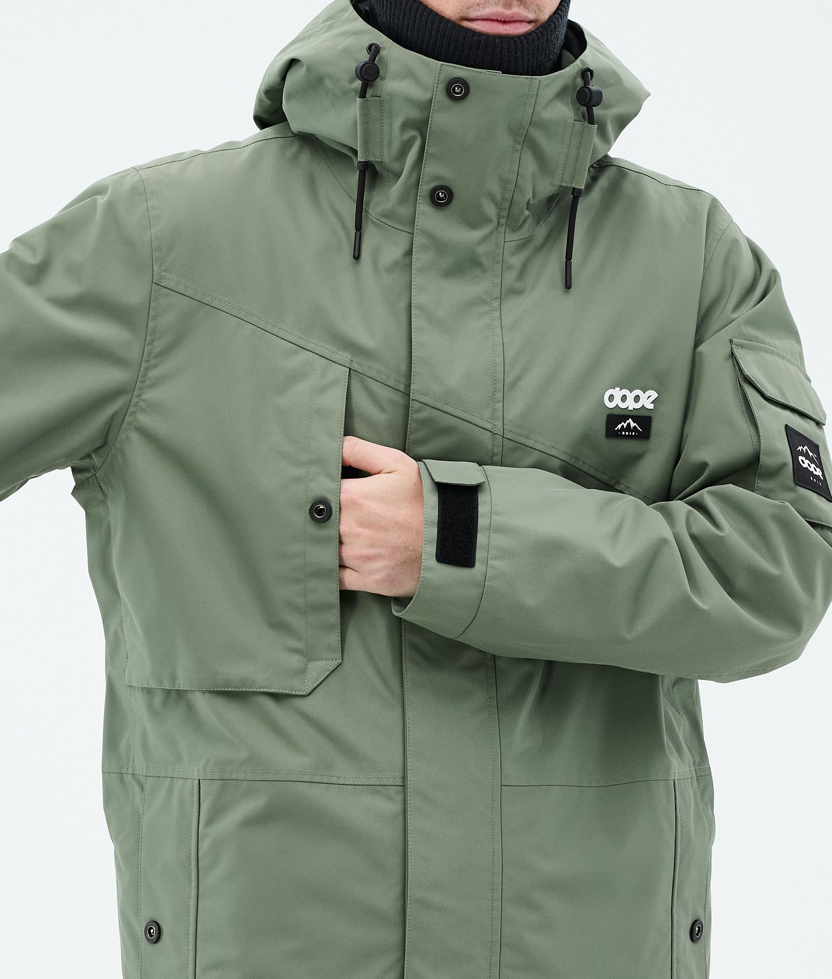 Snowboard Jacket For Men Moss Green