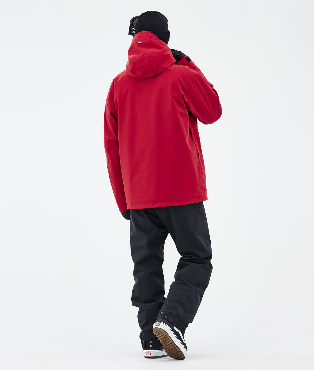 Snowboard Jacket For Men Deep Red