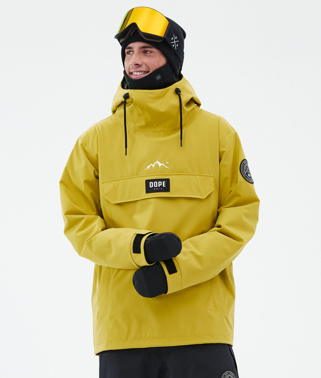 Snowboard Jacket For Men Yellow