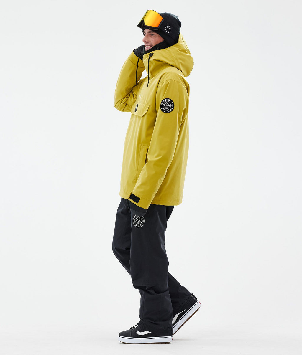 Snowboard Jacket For Men Yellow