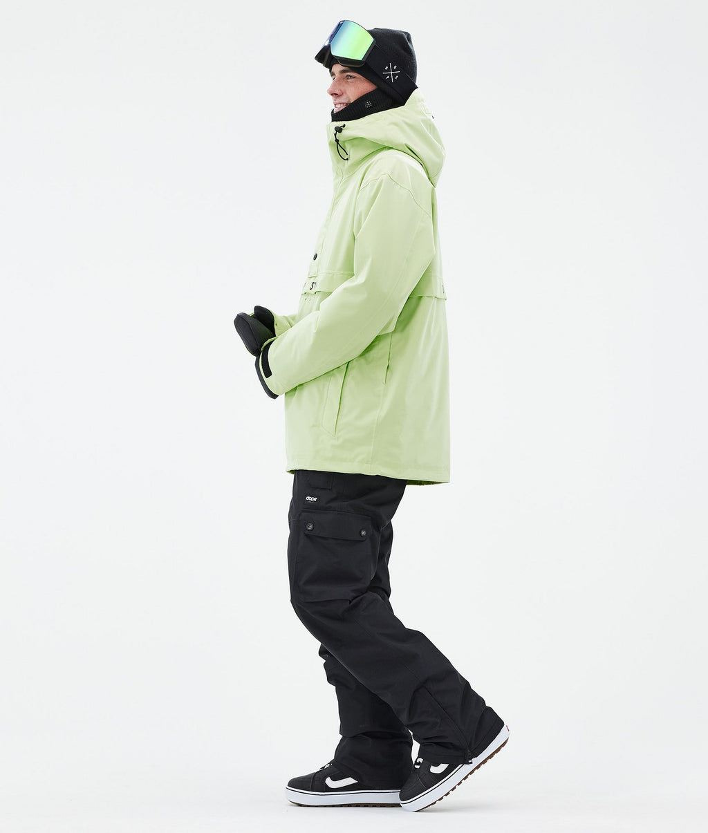 Snowboard Jacket For Men Faded Neon