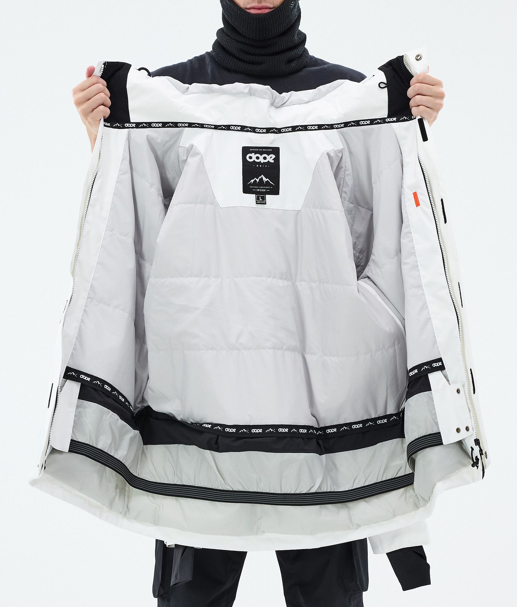 Snowboard Jacket For Men Whitish