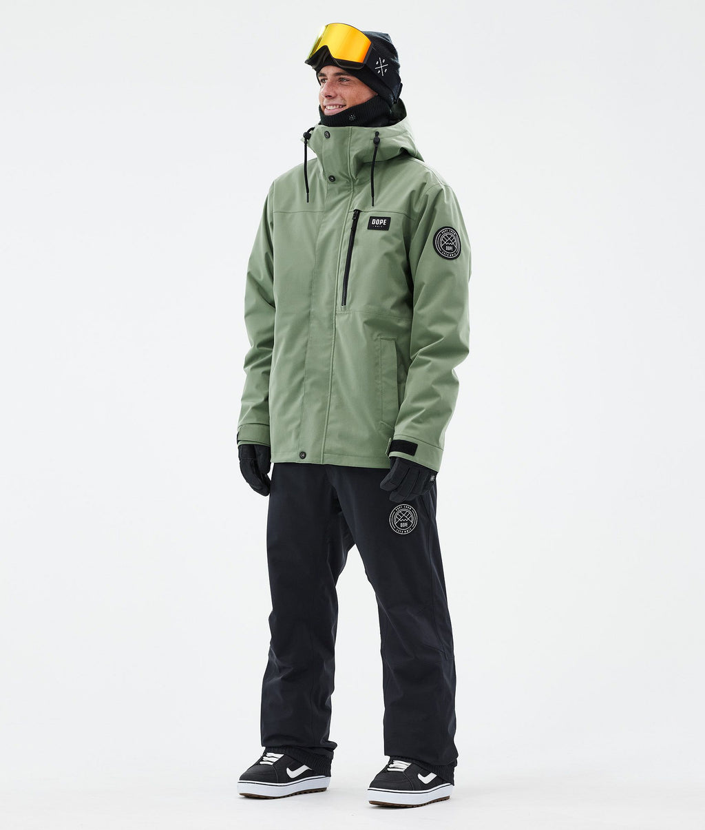 Snowboard Jacket For Men Moss Green