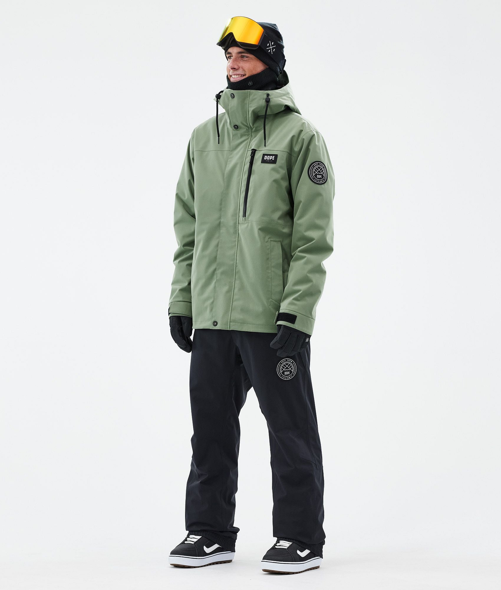 Snowboard Jacket For Men Moss Green