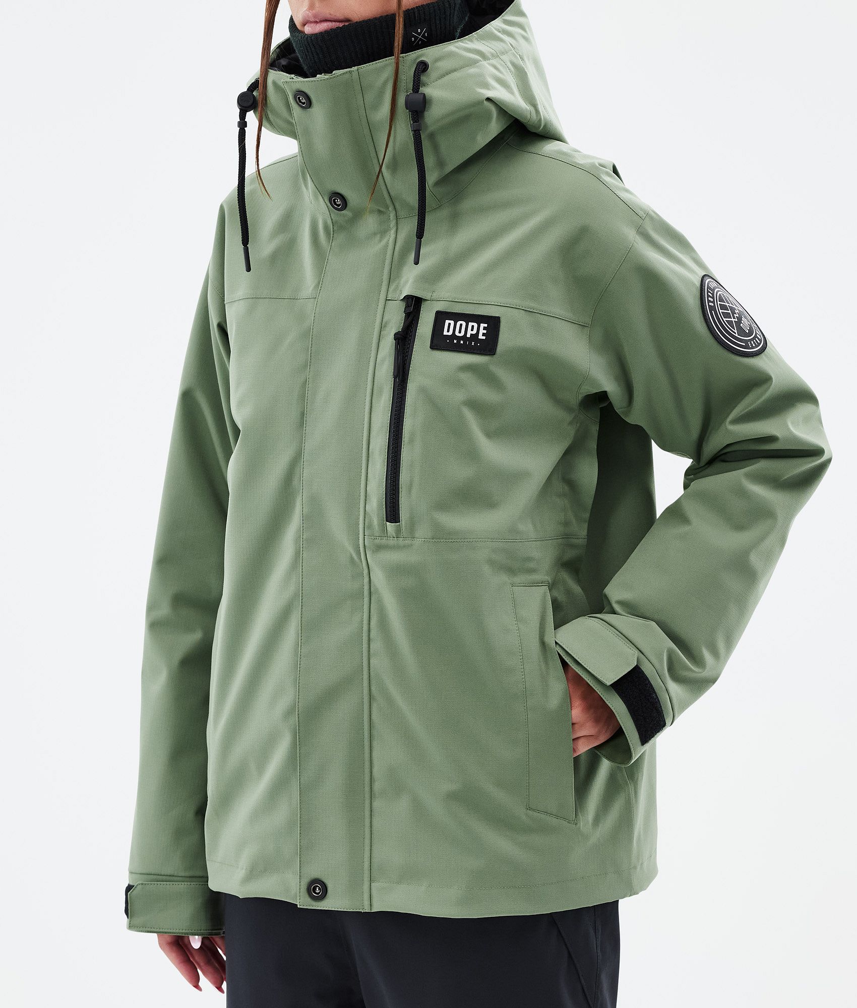 Snowboard Jacket For Women Moss Green