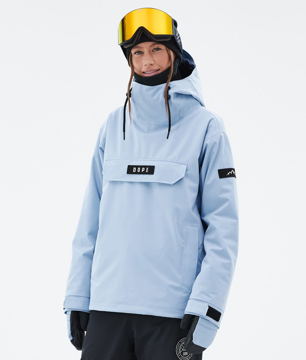Snowboard Jacket For Women Corduroy Light Blue