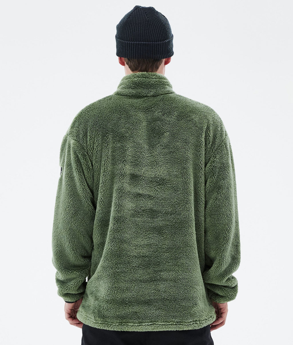Fleece Sweater For Men Moss Green