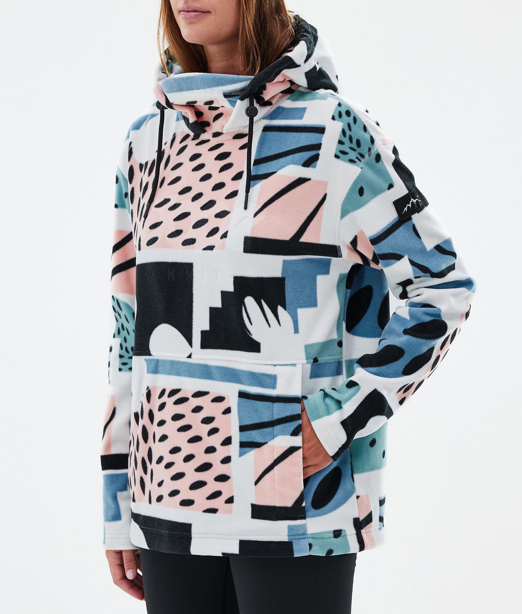 Fleece Hoodie For Women Melon