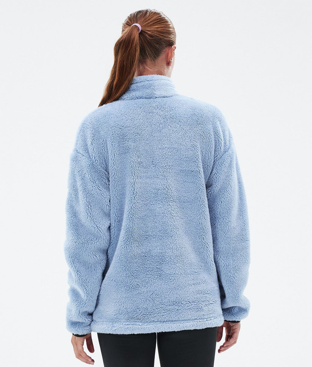 Fleece Sweater For Women Light Blue