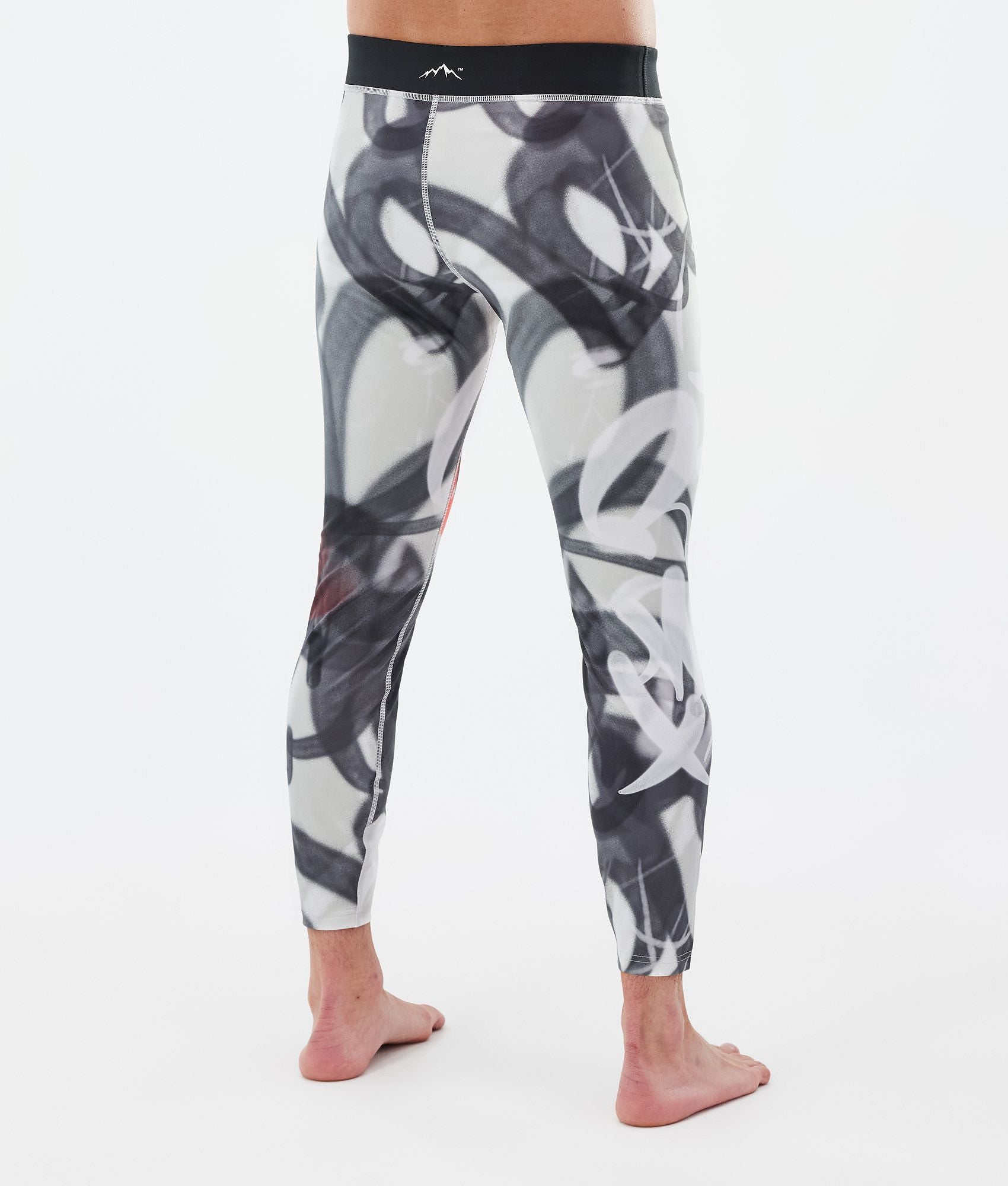 Base Layer Pant For Men 2X-Up Spray Black Red