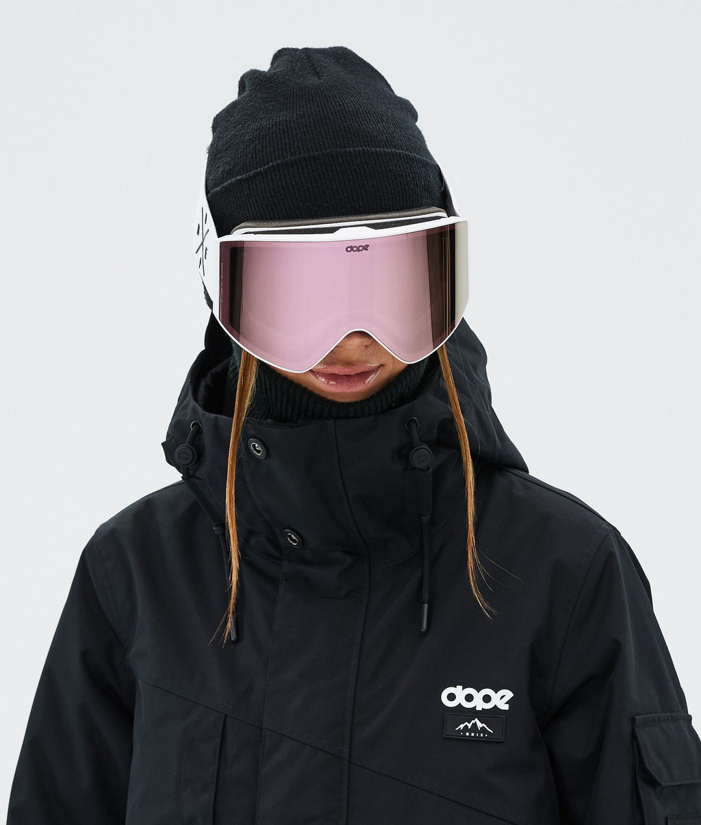 Ski Goggles White/Champagne Mirror