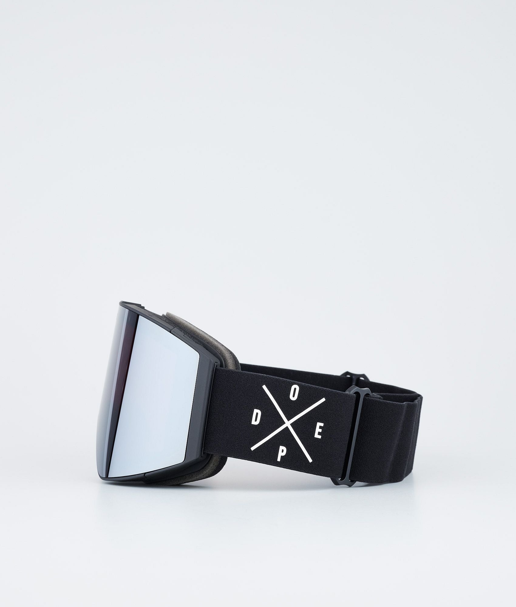 Ski Goggles Black/Silver Mirror