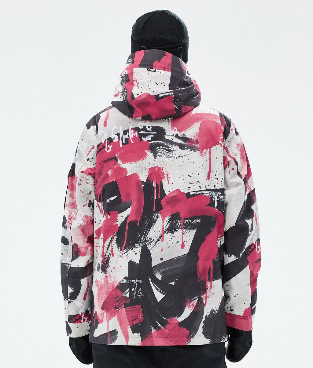 Snowboard Jacket For Men Doodle
