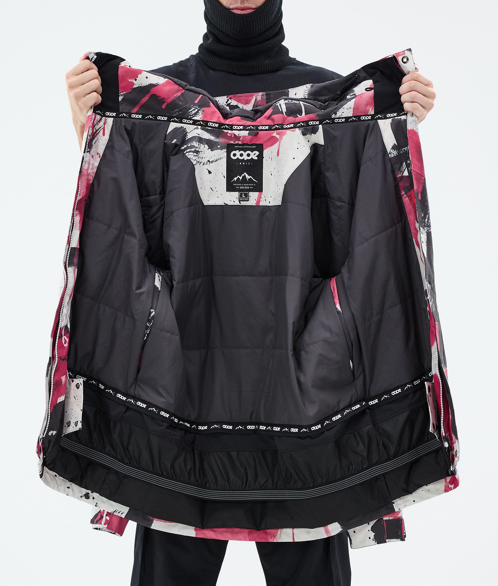 Snowboard Jacket For Men Doodle