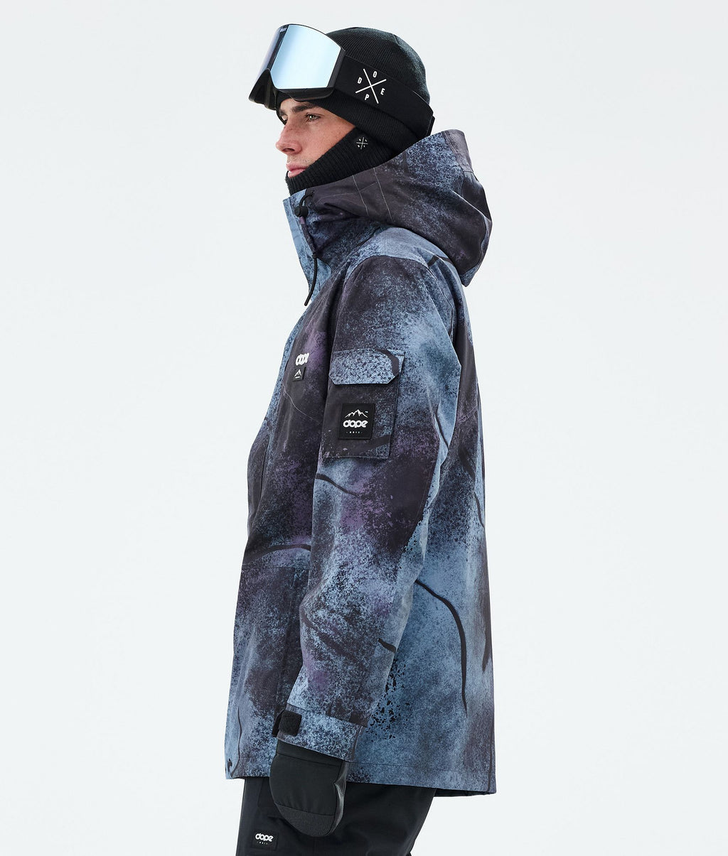 Snowboard Jacket For Men Jungle Purple