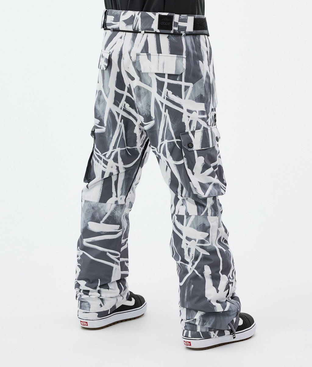 Snowboard Pants For Men Scribble Black