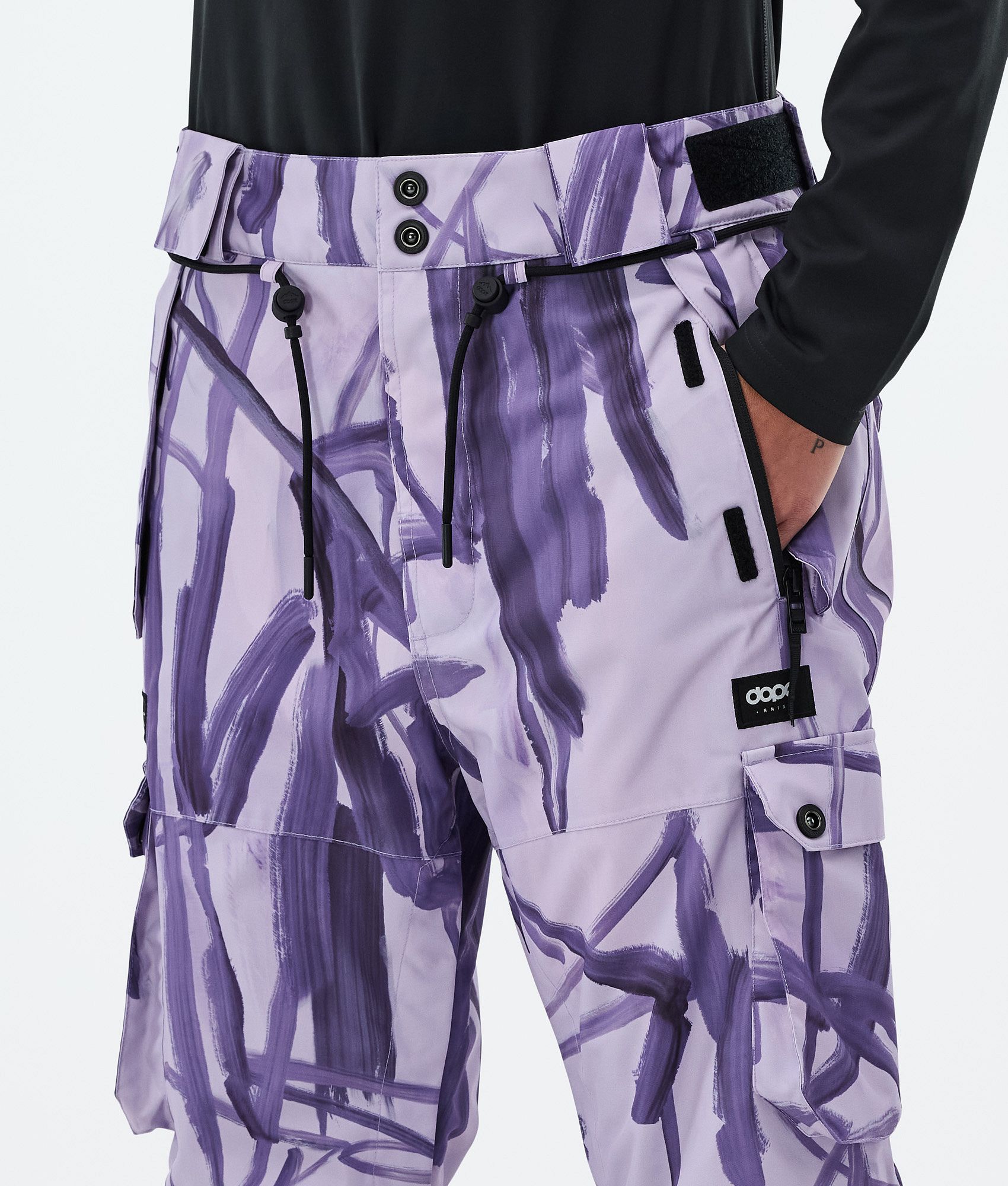 Snowboard Pants For Women Scribble Purple
