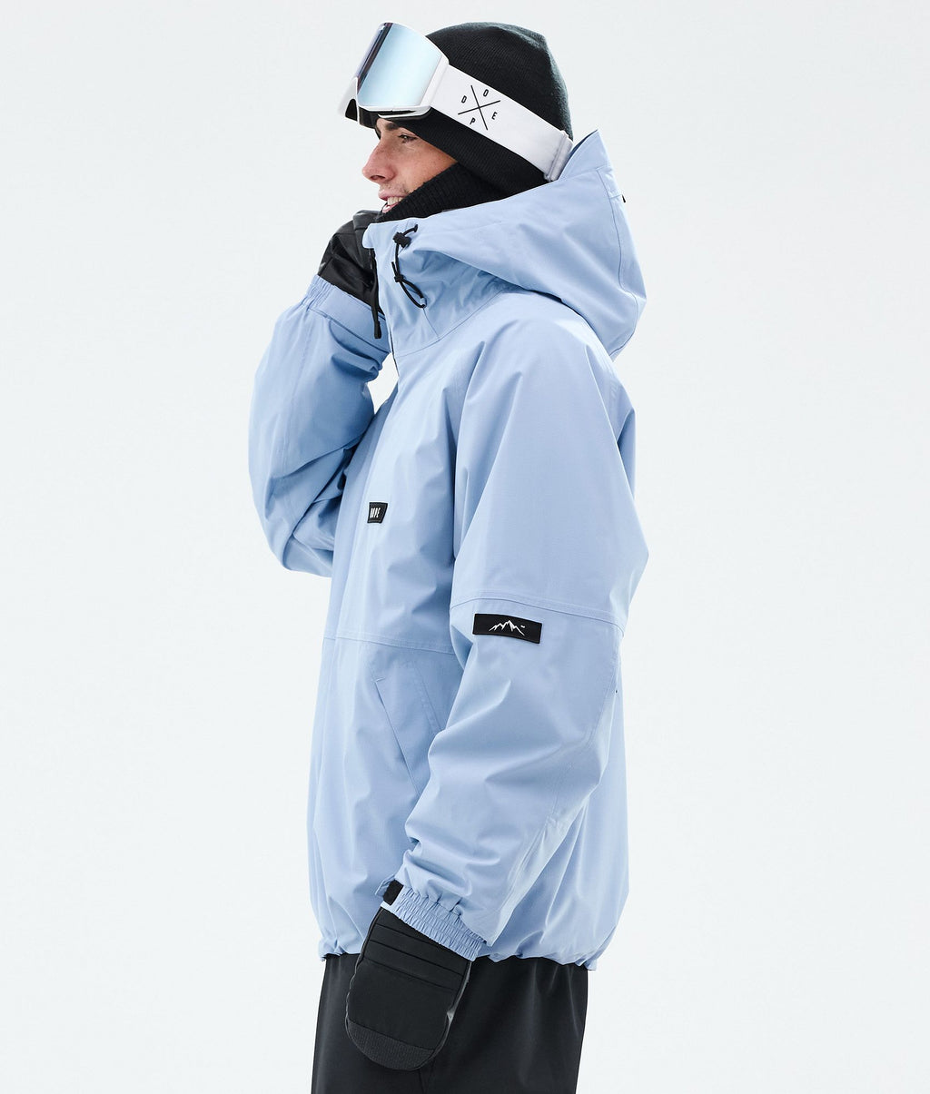 Snowboard Jacket For Men Light Blue