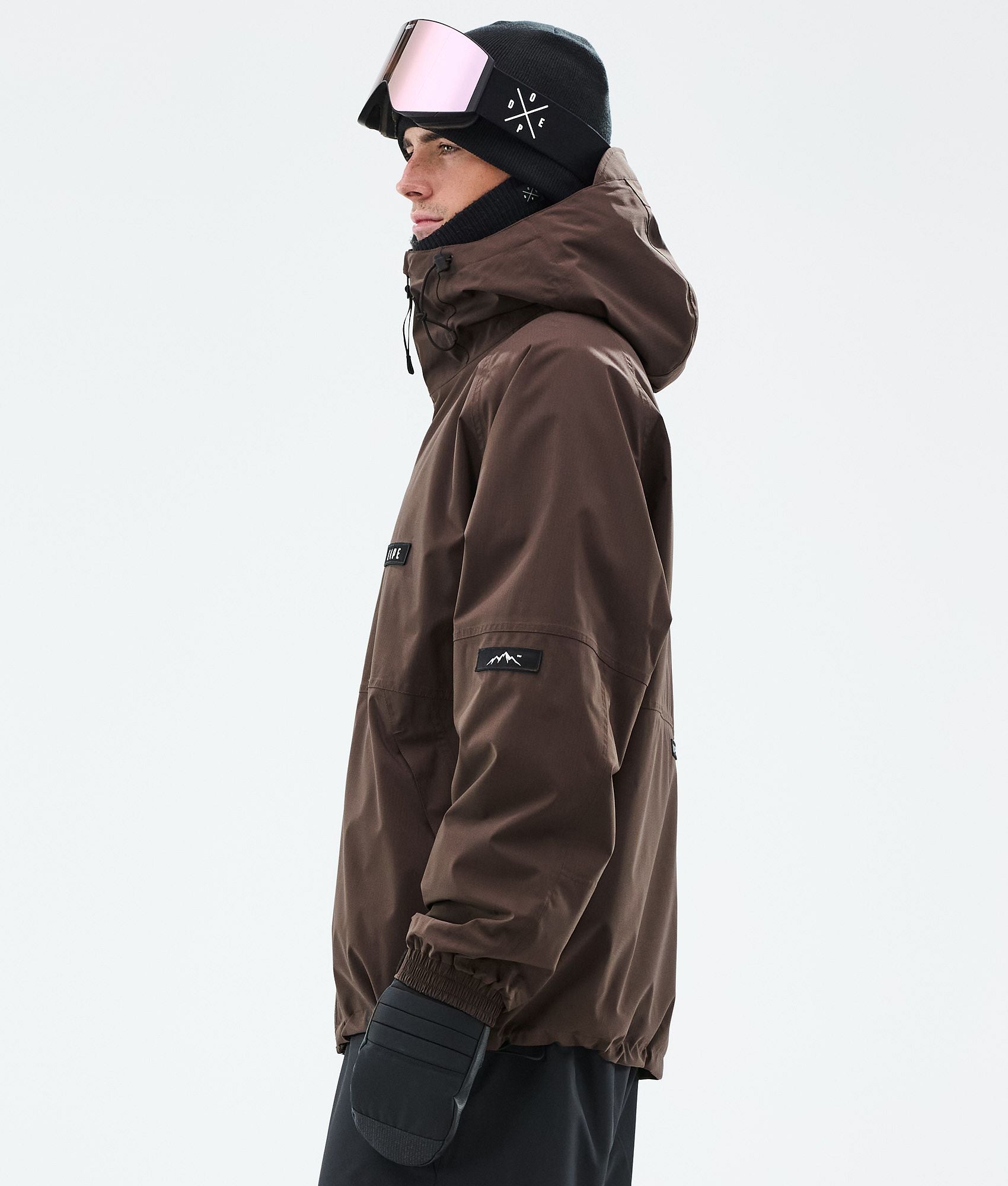 Snowboard Jacket For Men Dark Brown