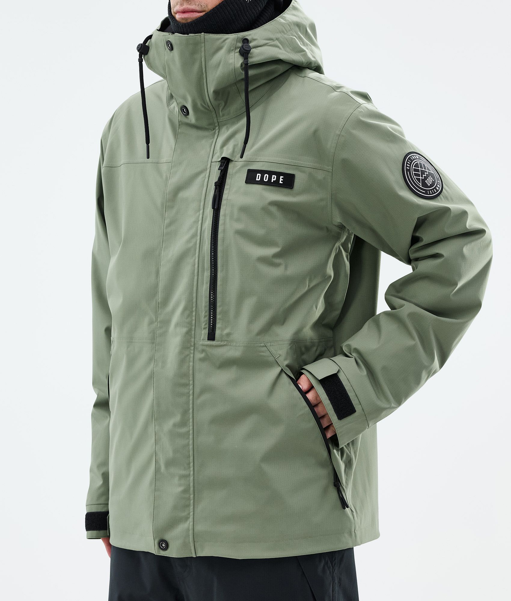 Snowboard Jacket For Men Moss Green