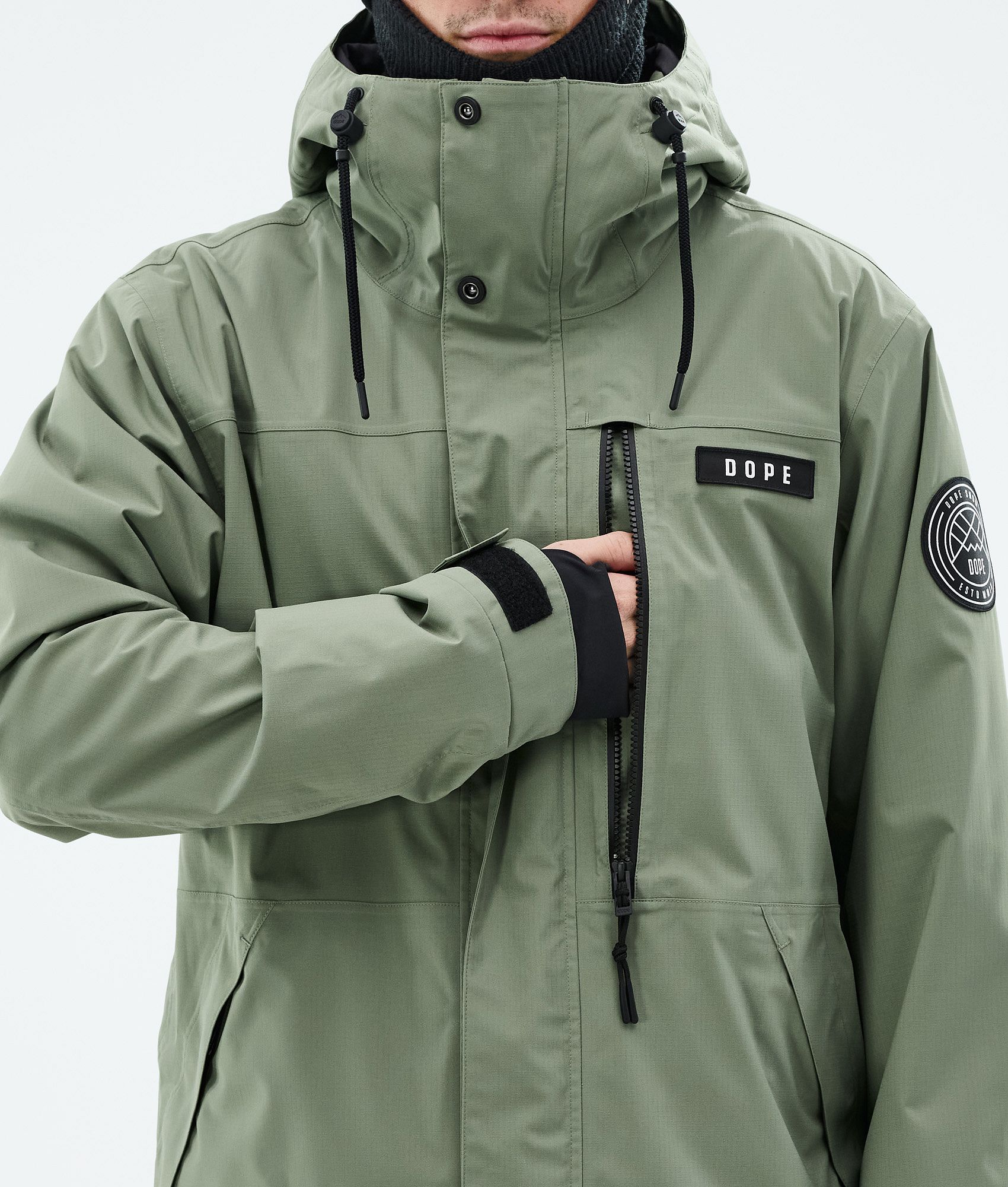 Snowboard Jacket For Men Moss Green