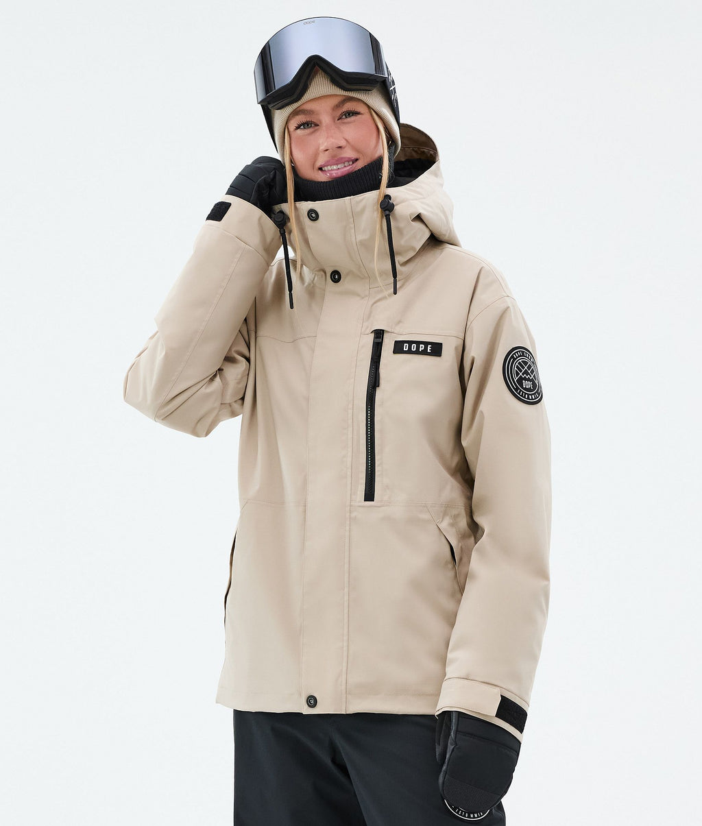 Snowboard Jacket For Women Sand