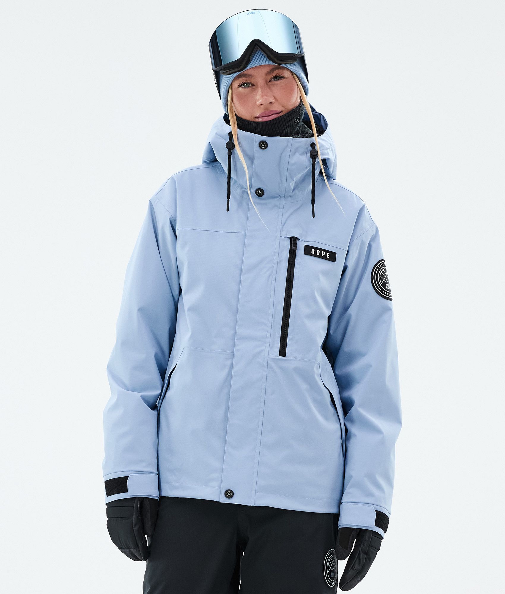 Snowboard Jacket For Women Light Blue