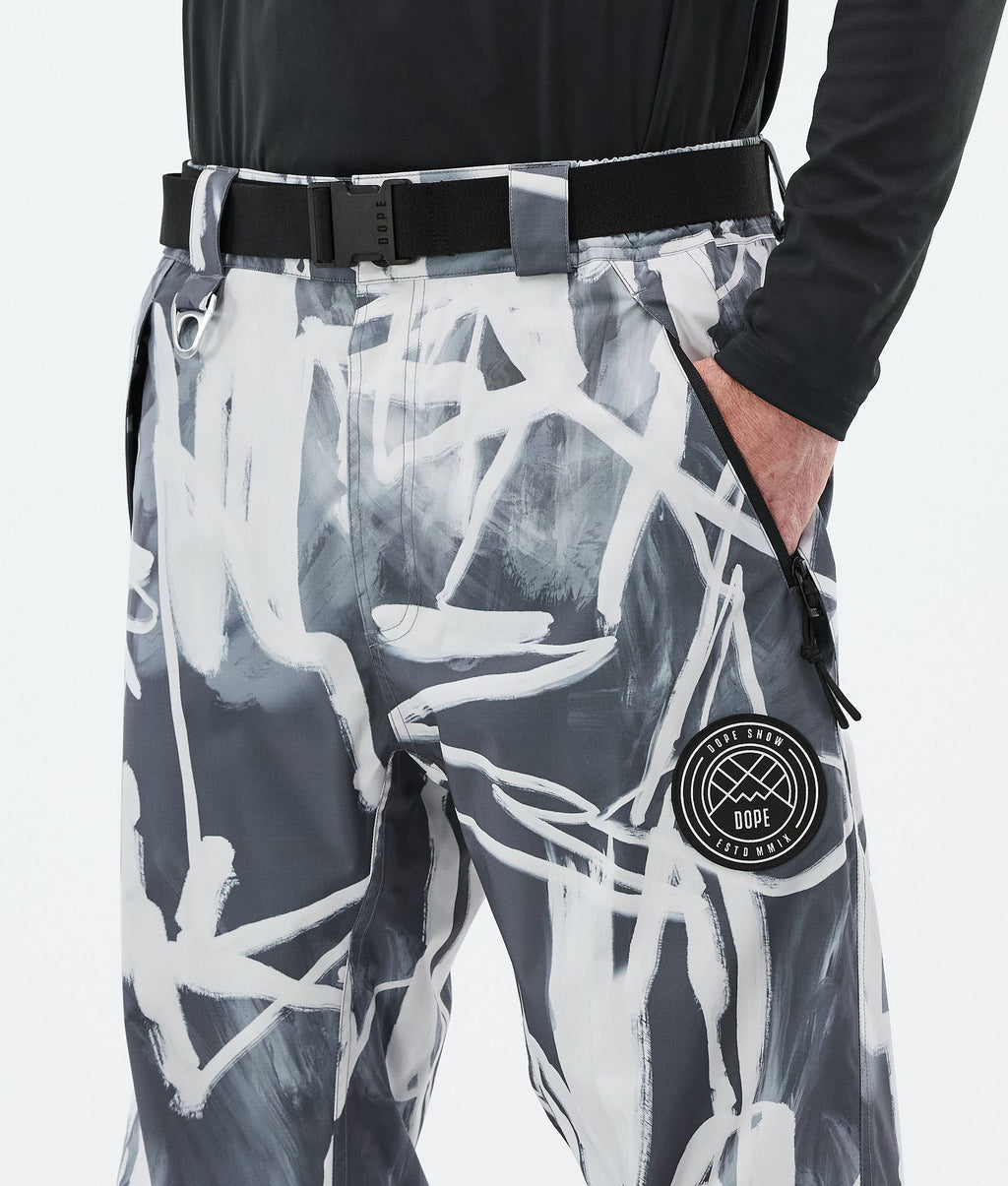 Snowboard Pants For Men Scribble Black