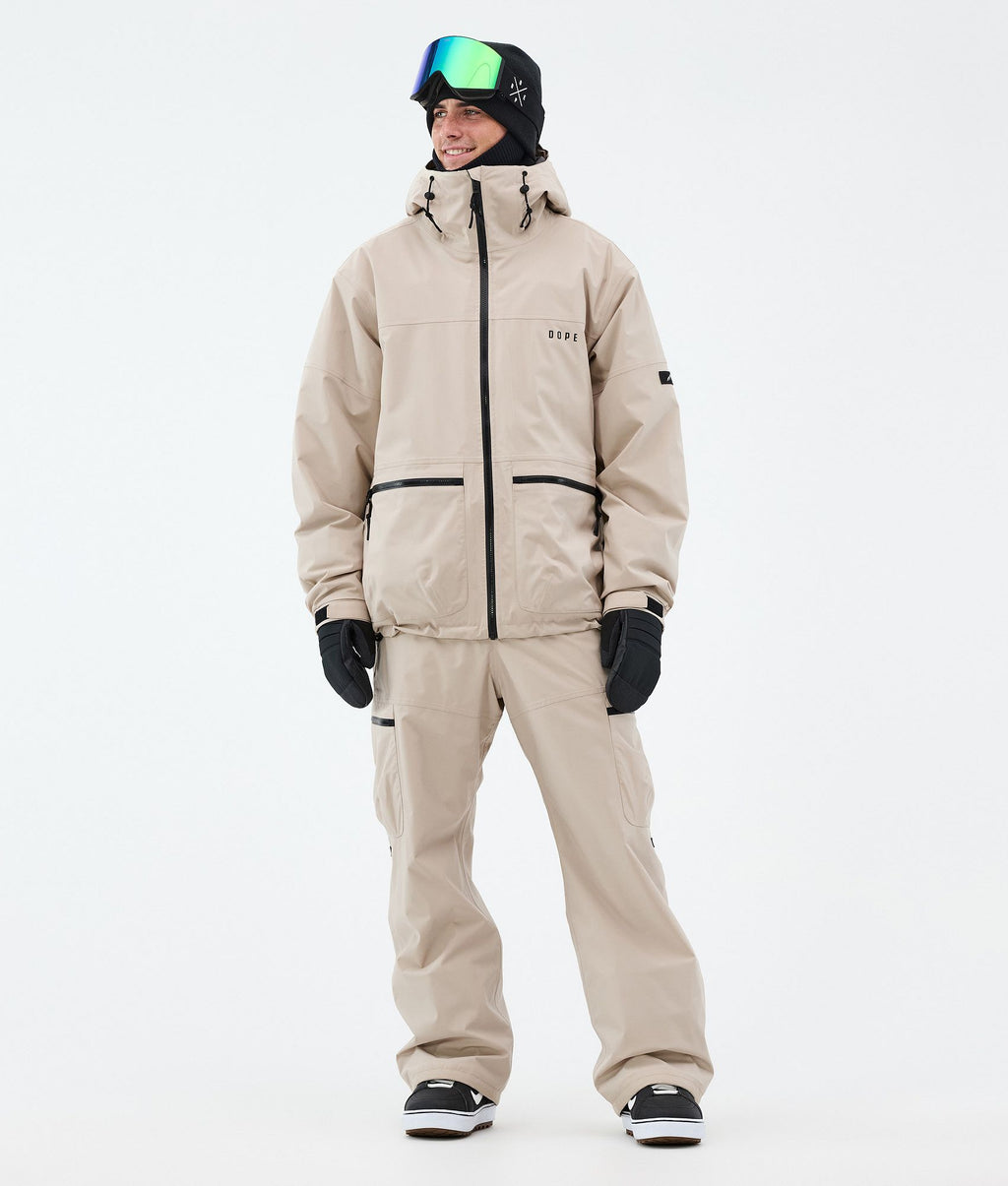 Snowboard Jacket For Men Sand