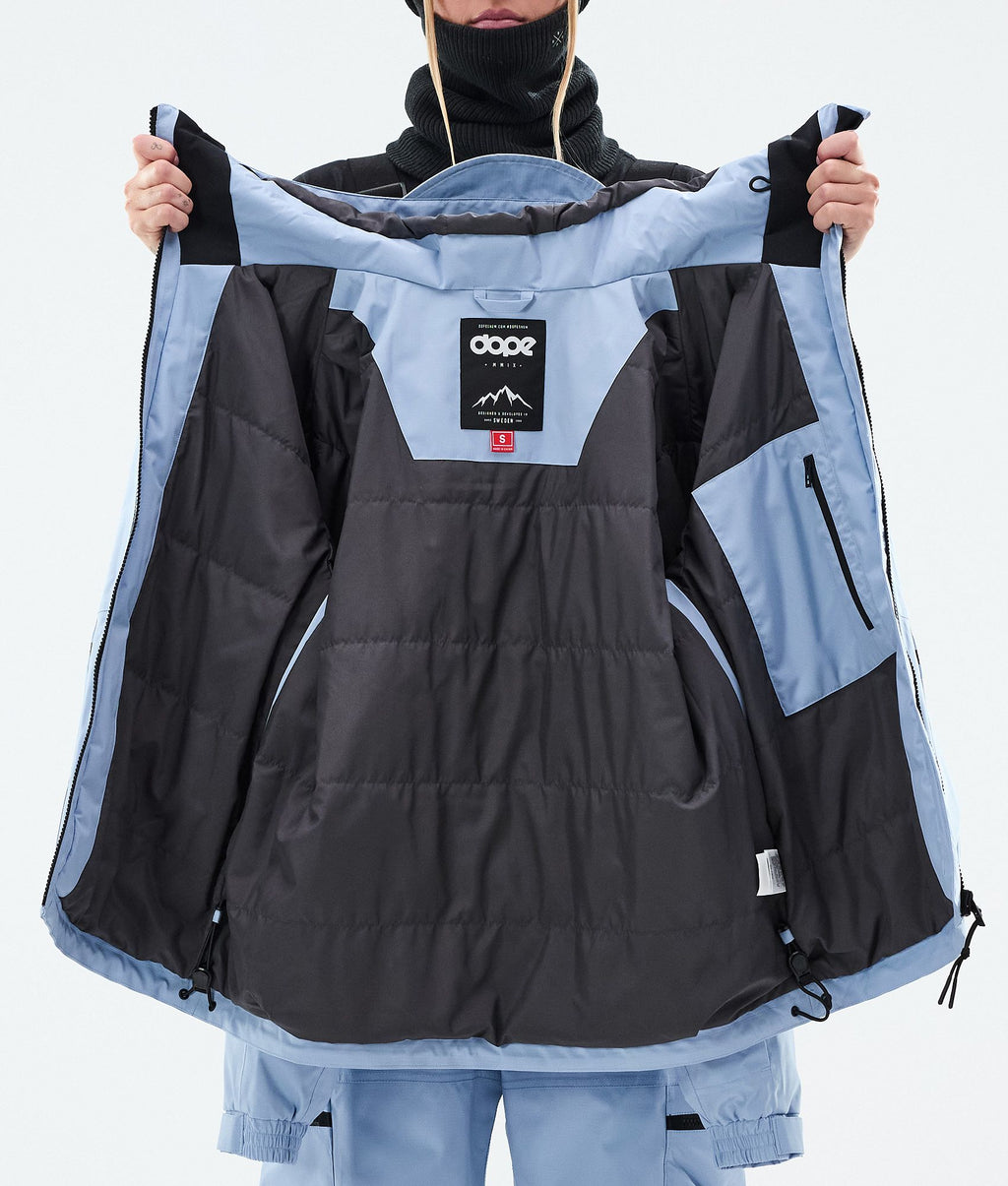 Snowboard Jacket For Women Light Blue