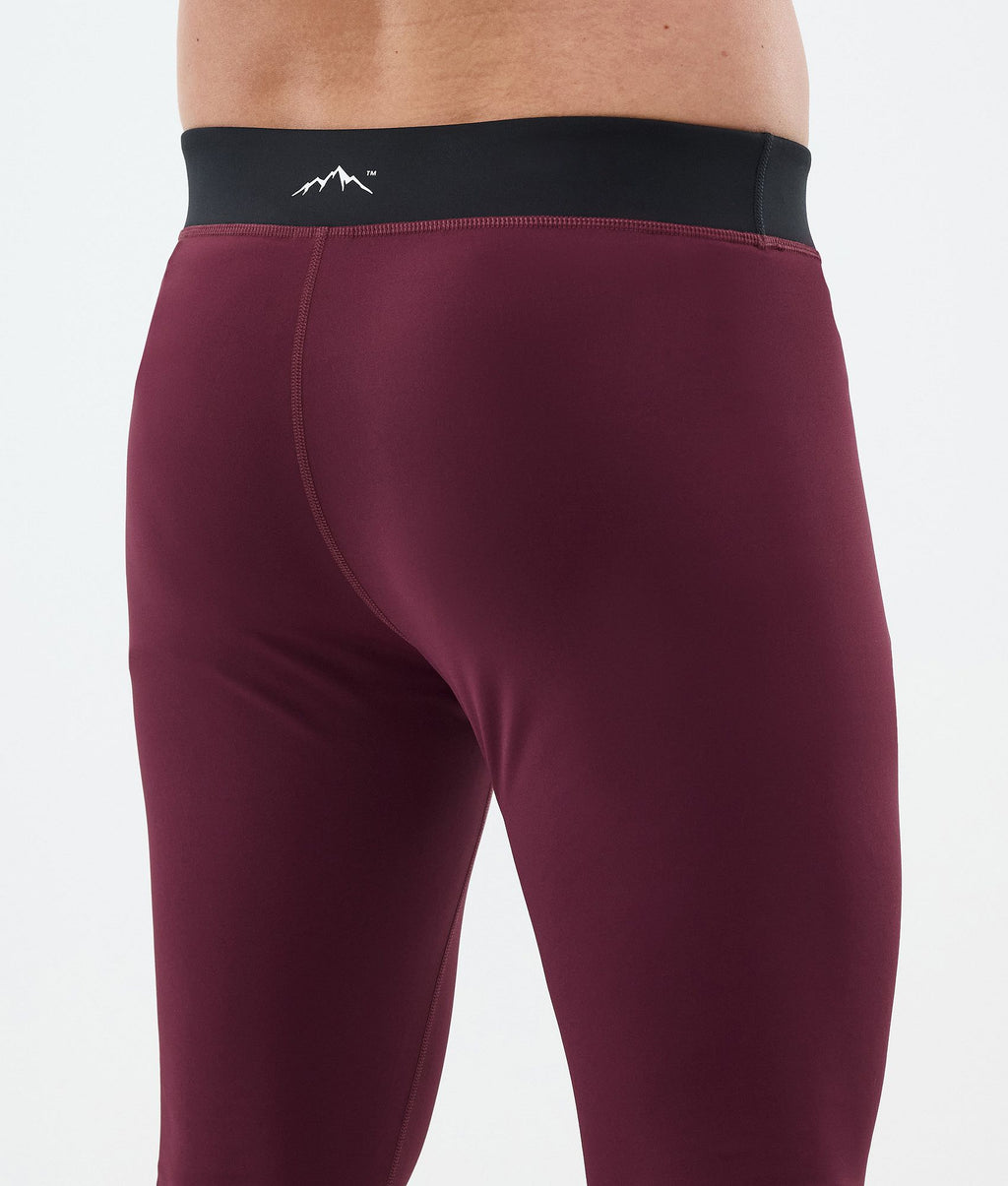 Base Layer Pant For Men 2X-Up Burgundy
