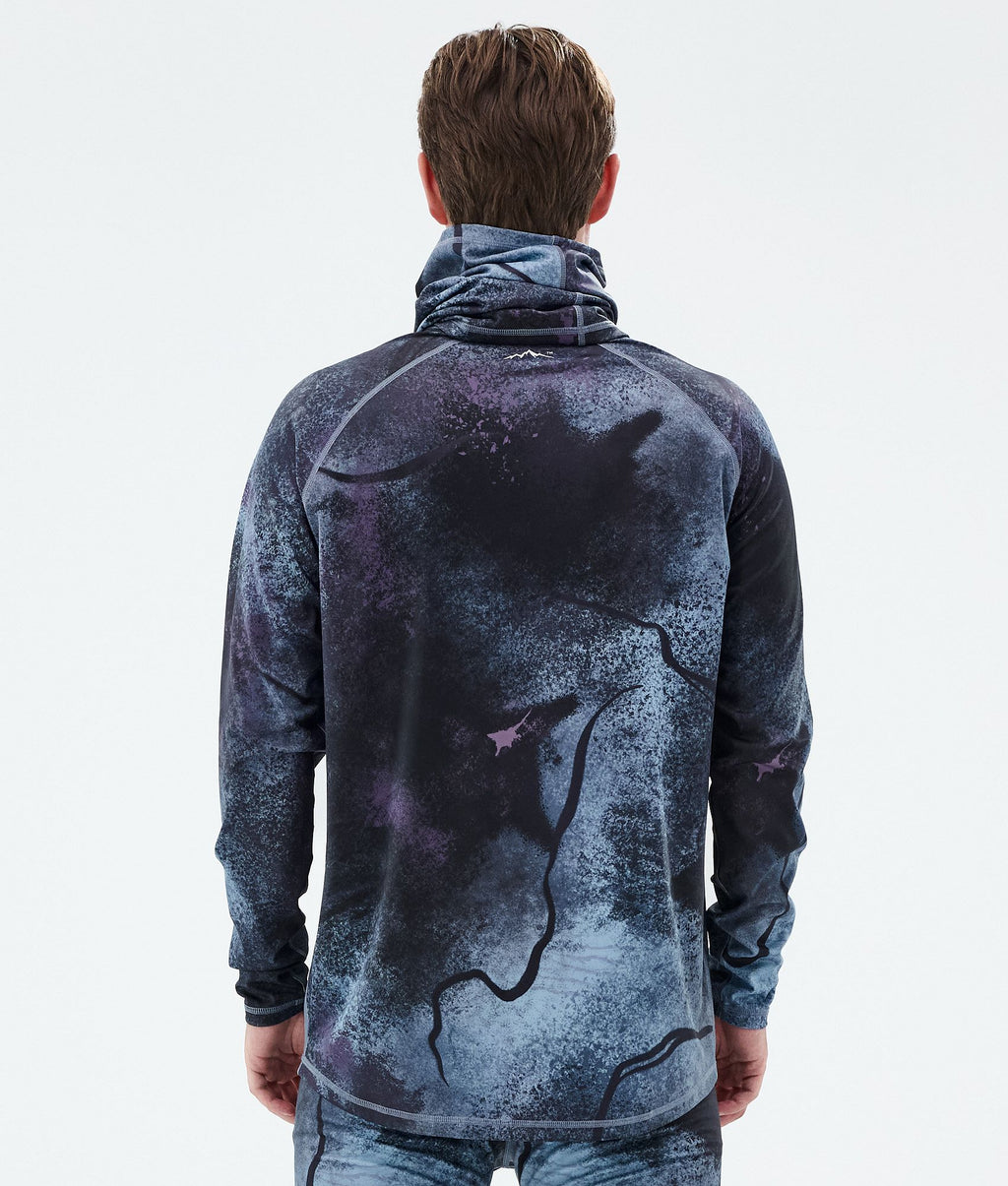 Base Layer Top For Men 2X-Up Jungle Purple