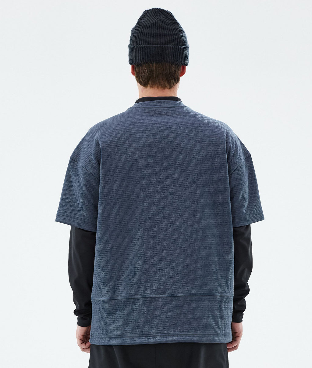 Fleece Sweater For Men Metal Blue