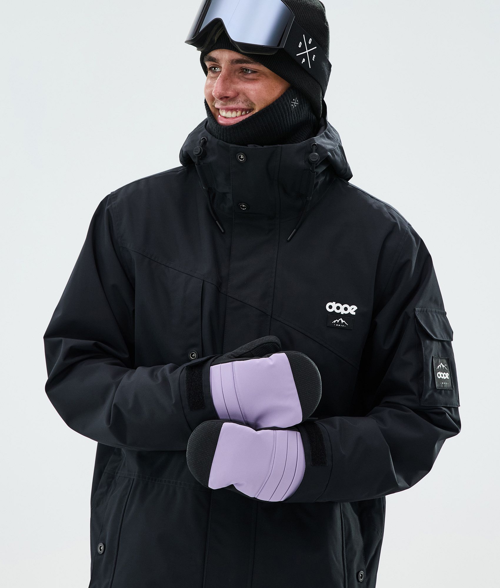 Snow Mittens Faded Violet