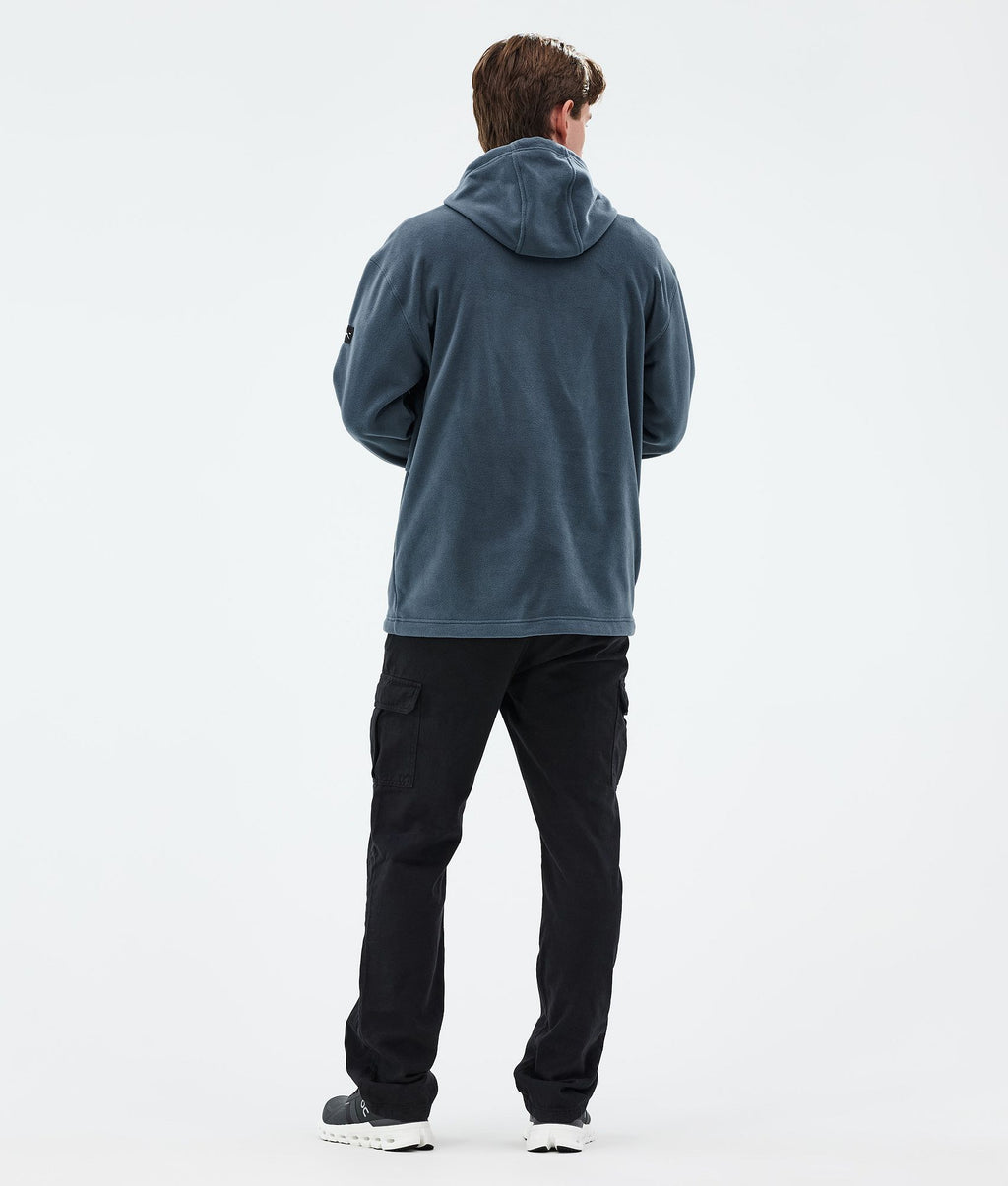 Fleece Hoodie For Men Metal Blue