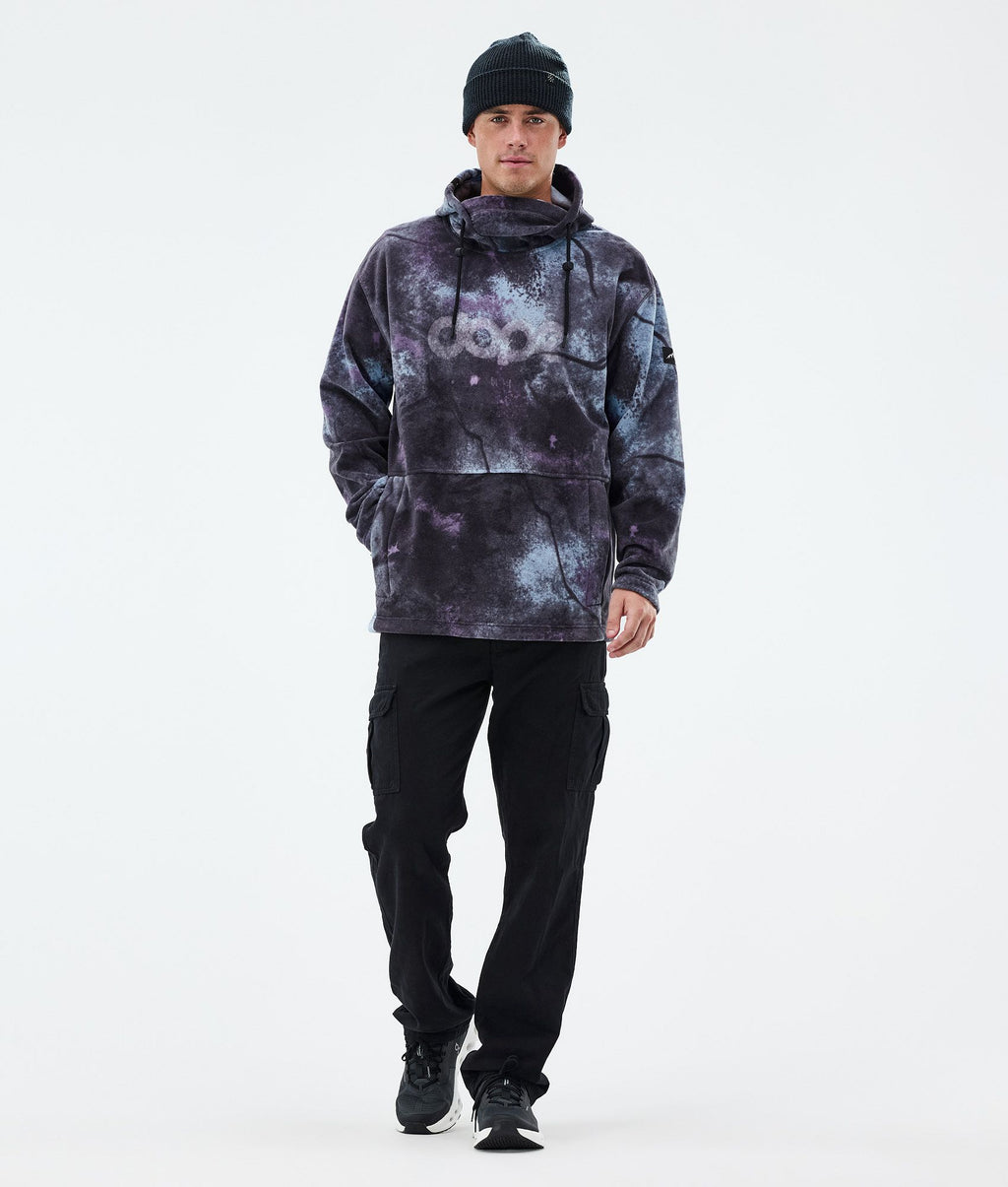 Fleece Hoodie For Men Jungle Purple
