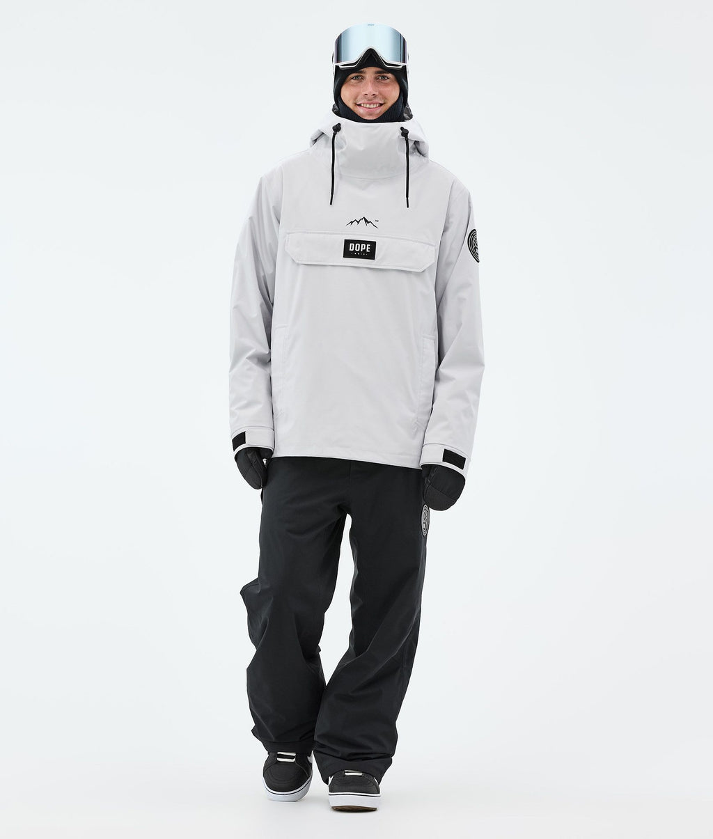 Snowboard Jacket For Men Light Grey