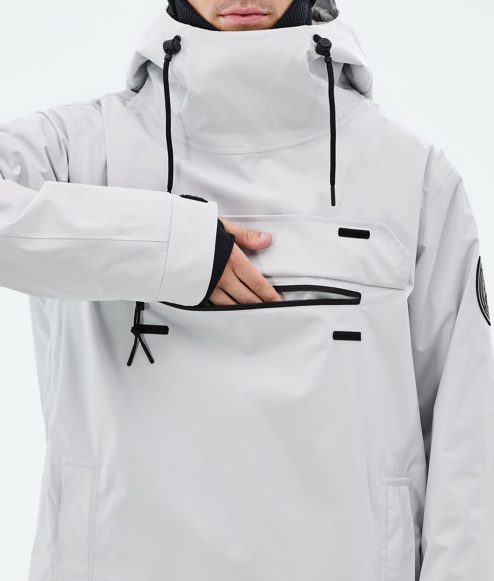 Snowboard Jacket For Men Light Grey