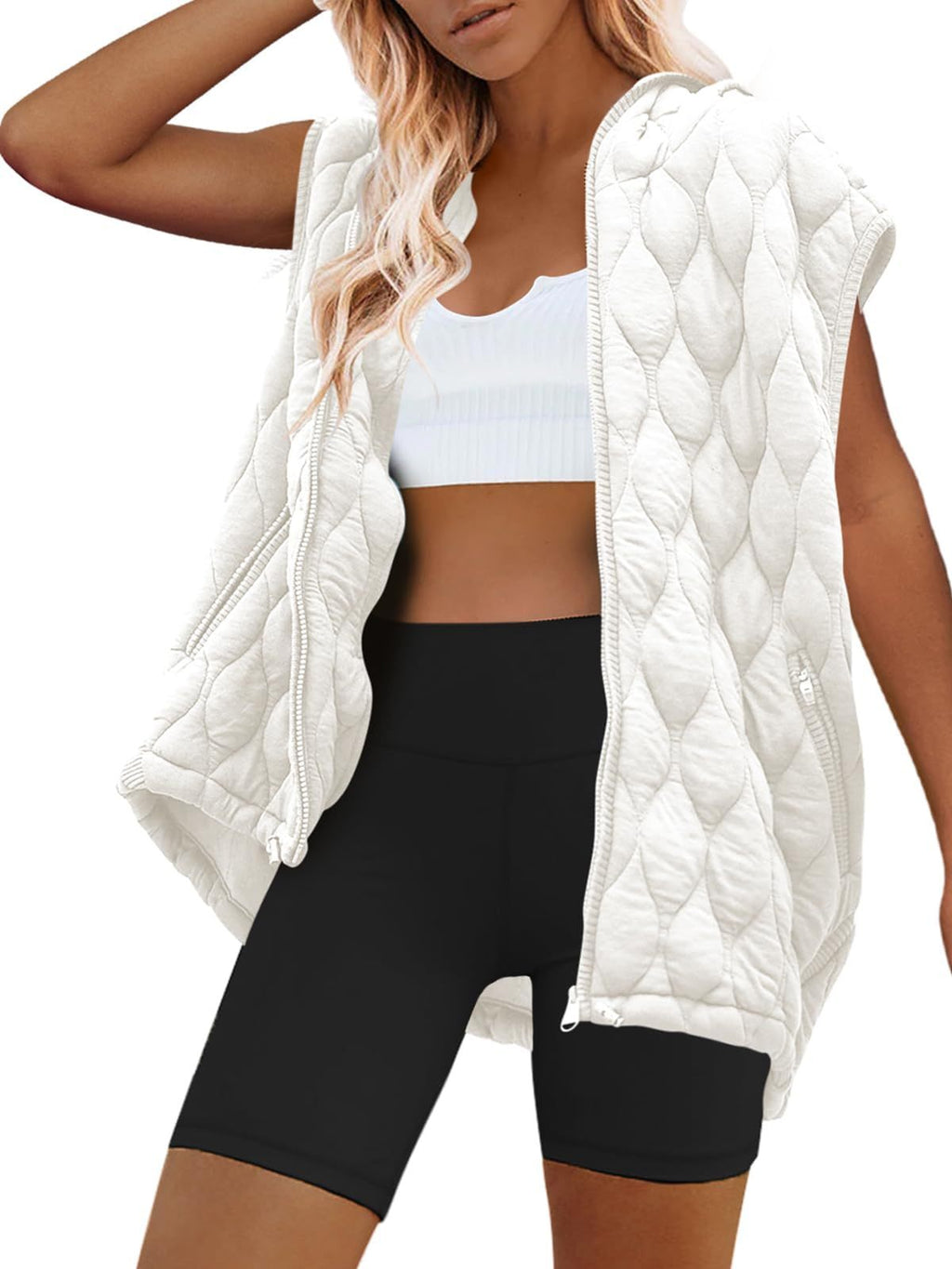 Women's Hooded Quilted Down Puffer Vest (Buy 2 Free Shipping)