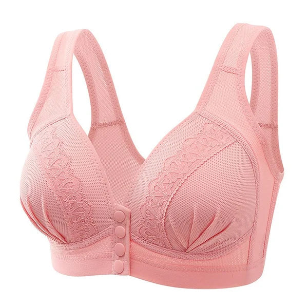 💕BUY 1 GET 2 FREE💕-2025 Front Button Breathable Skin-Friendly Cotton Bra