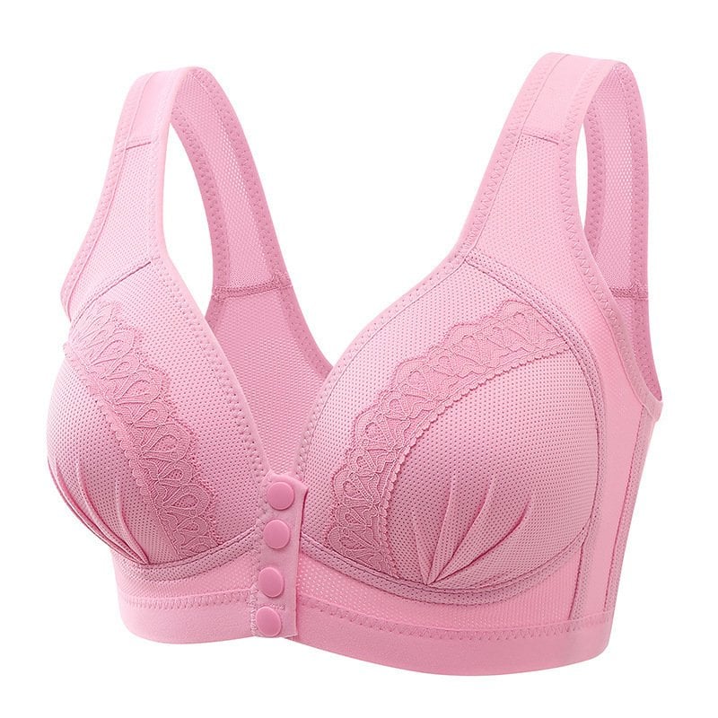 💕BUY 1 GET 2 FREE💕-2025 Front Button Breathable Skin-Friendly Cotton Bra